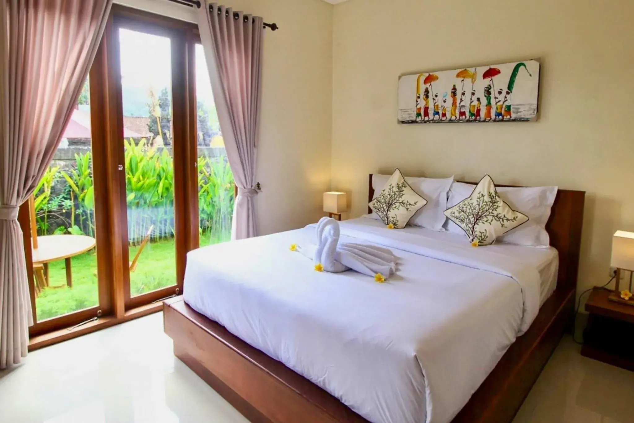 Double Room with Garden View in Gria Sindhu Homestay Sidemen by AGATA Double Room with Garden View in Gria Sindhu Homestay Sidemen by AGATA