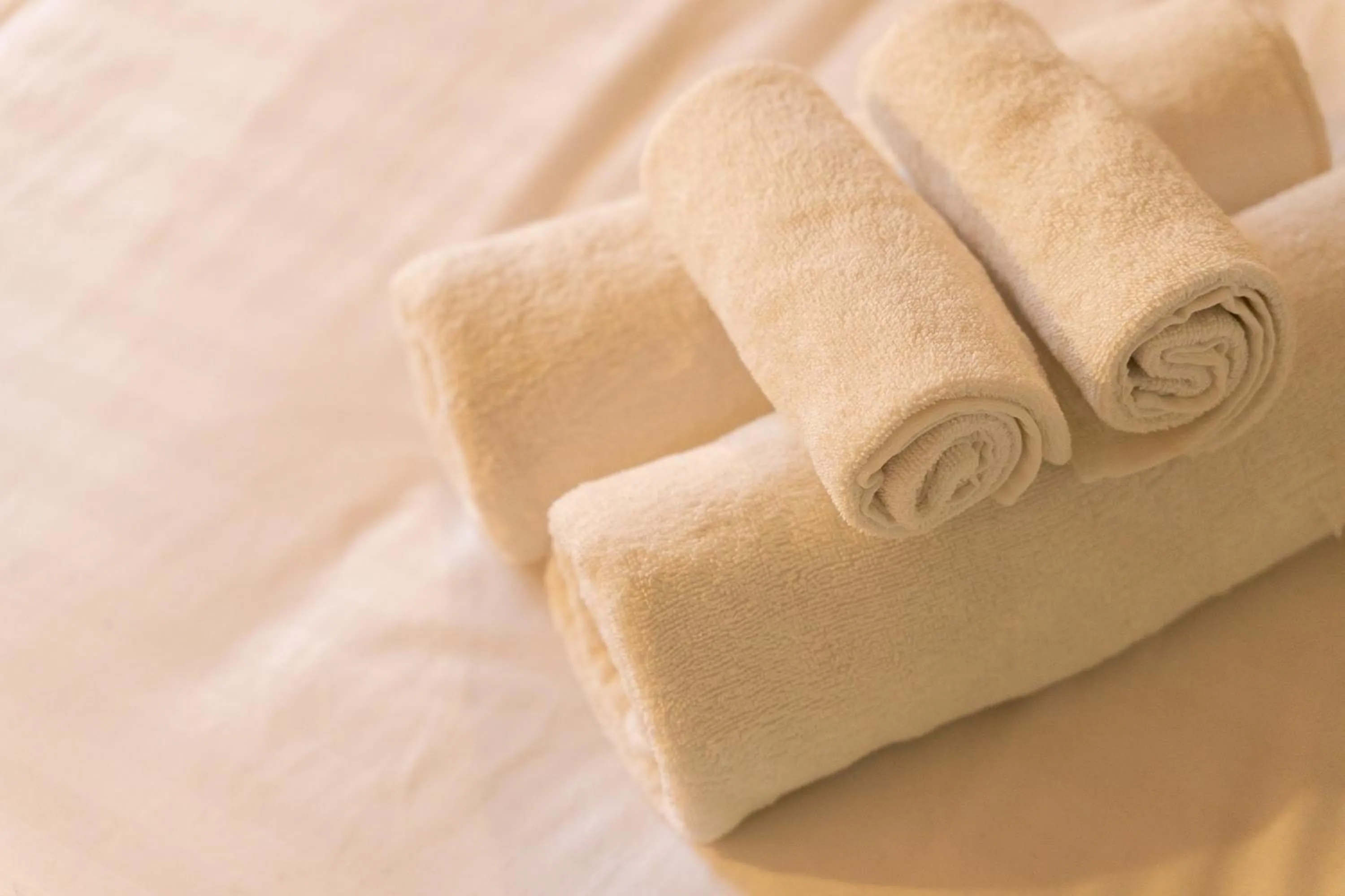 towels in Monruamsuk Homestay Cafe and Bistro