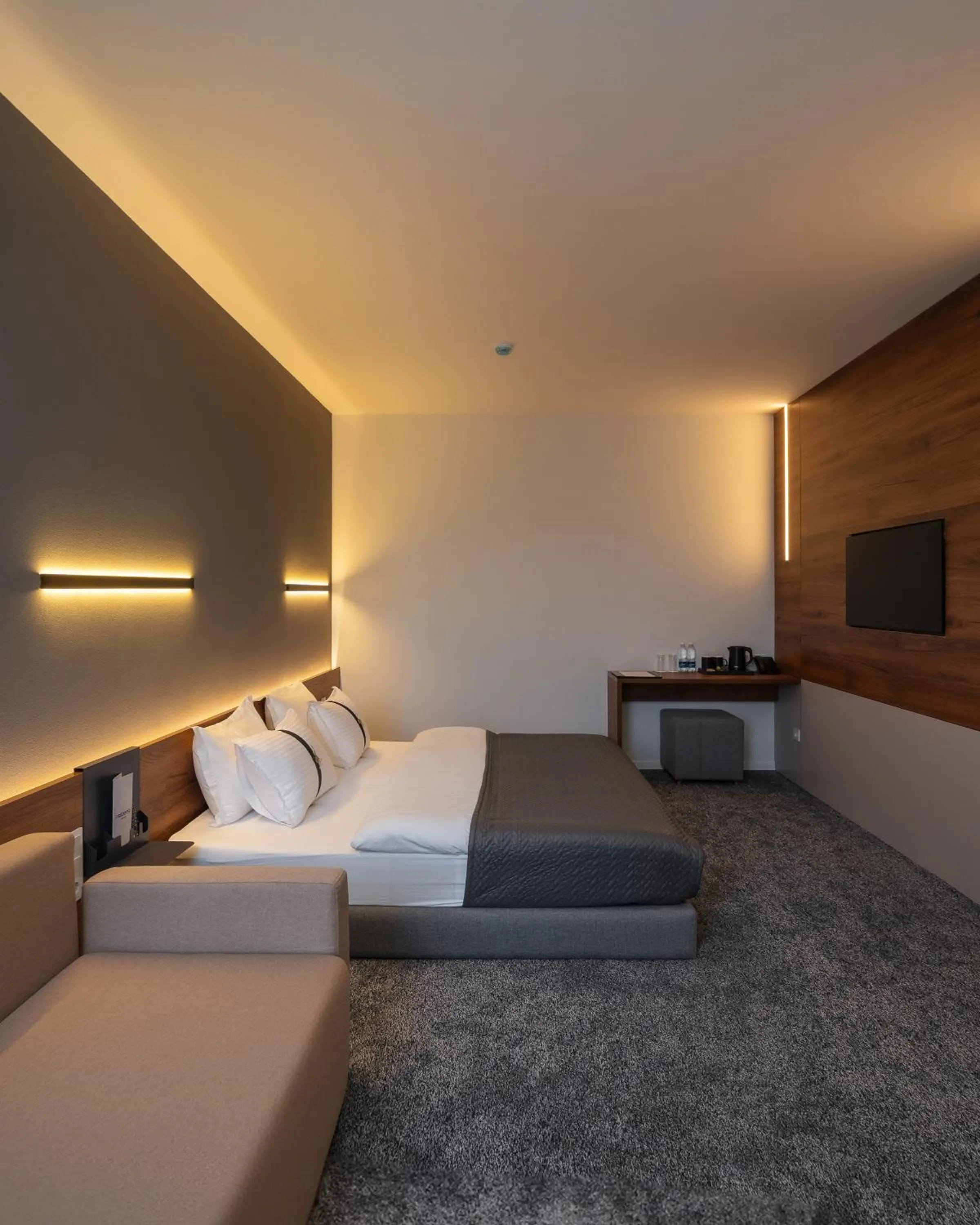 Bed in Duo Hotel by Futuro