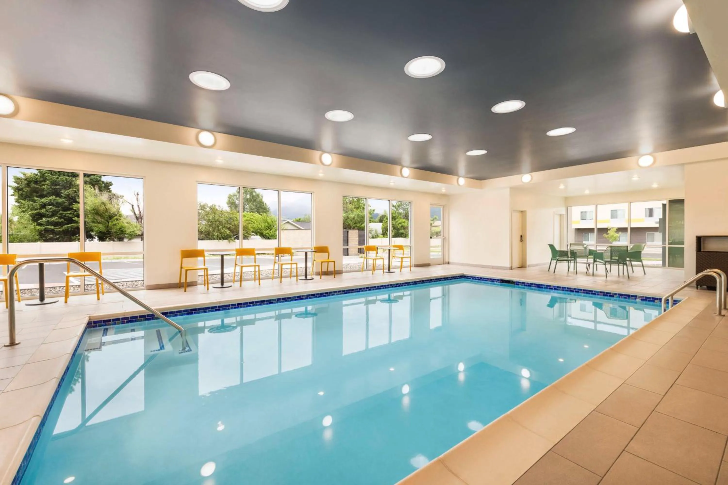 Pool view in Home2 Suites Livingston Yellowstone