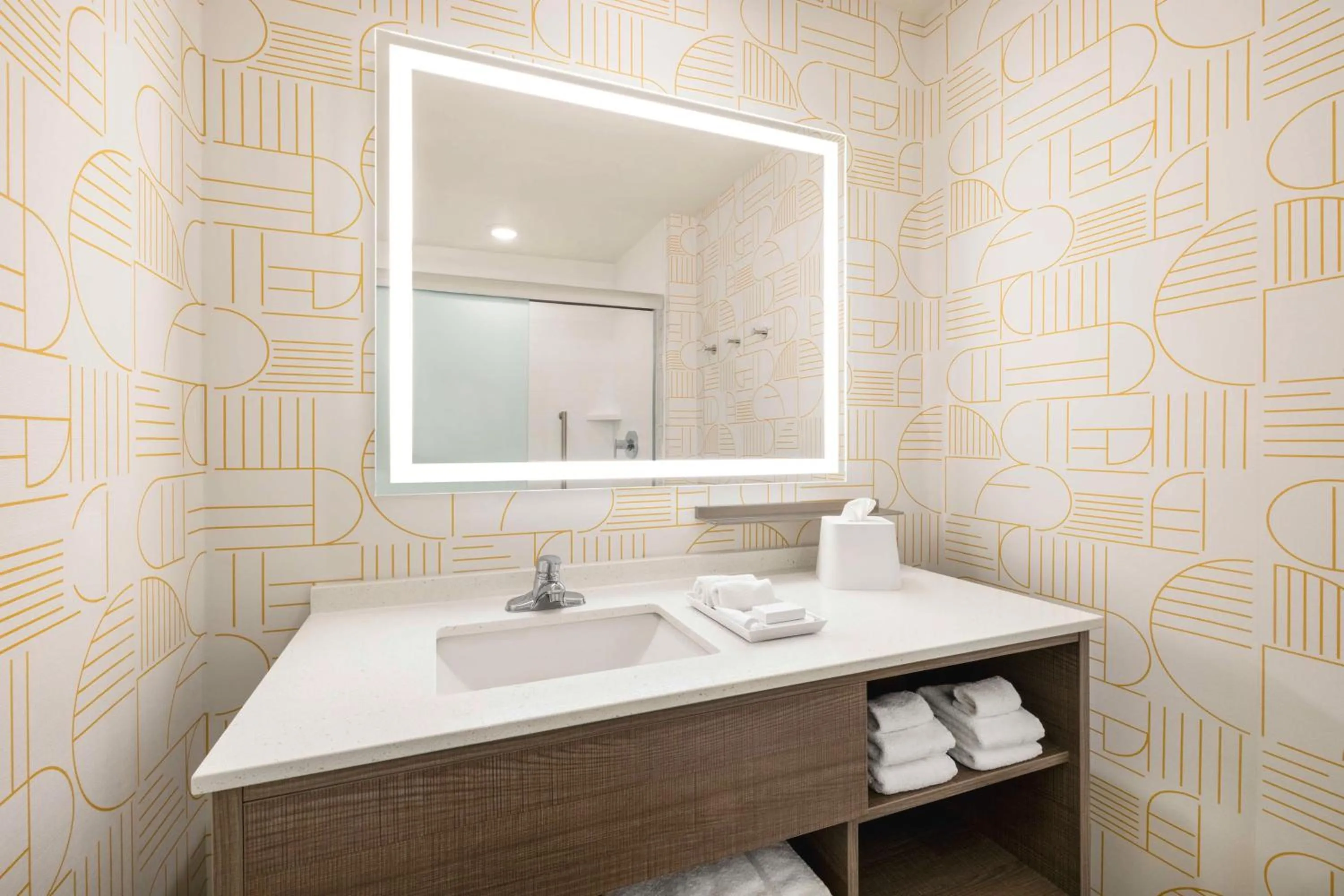 Bathroom in Home2 Suites Livingston Yellowstone