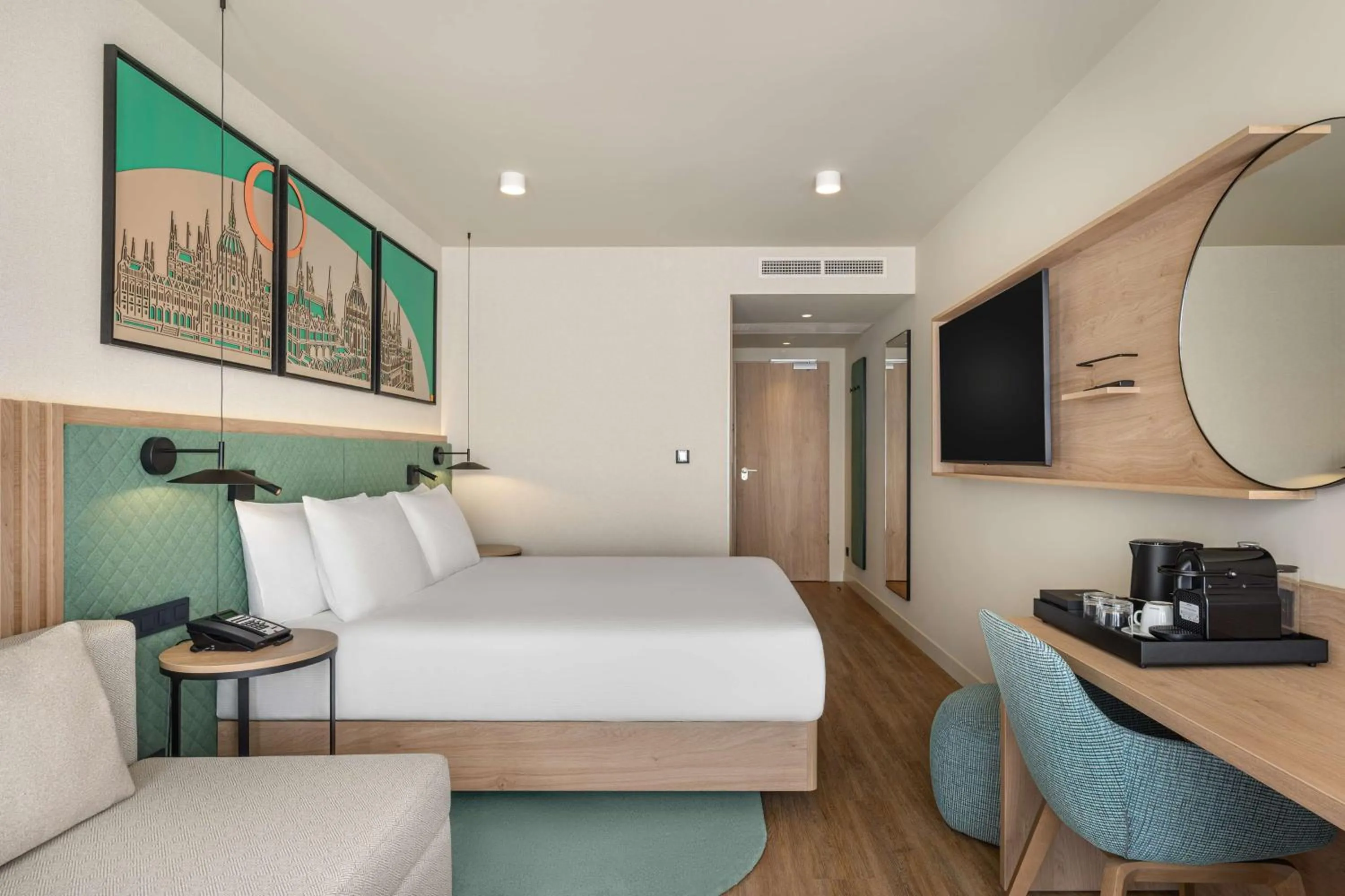 Bed in Hilton Garden Inn Debrecen City Center