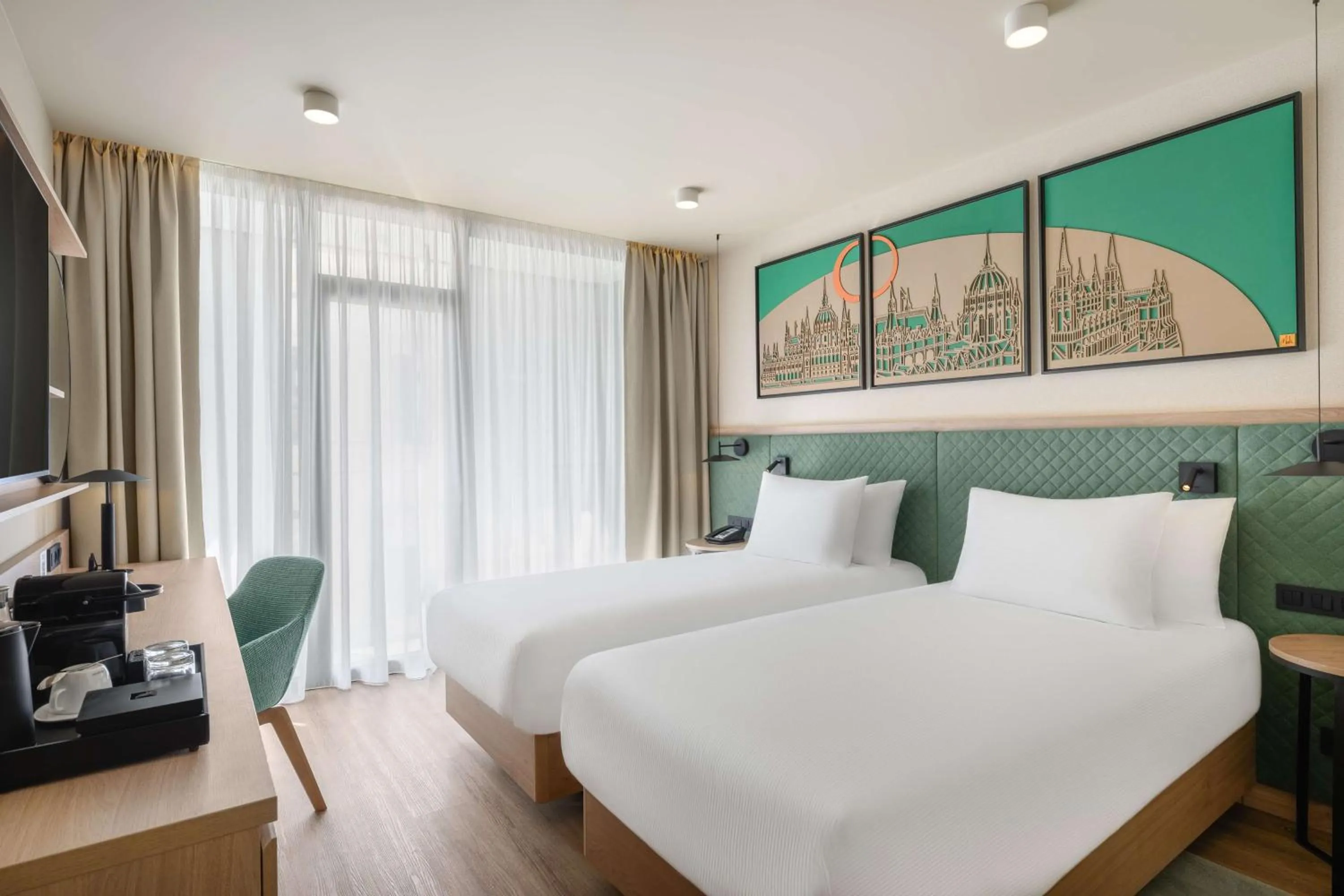 Bed in Hilton Garden Inn Debrecen City Center