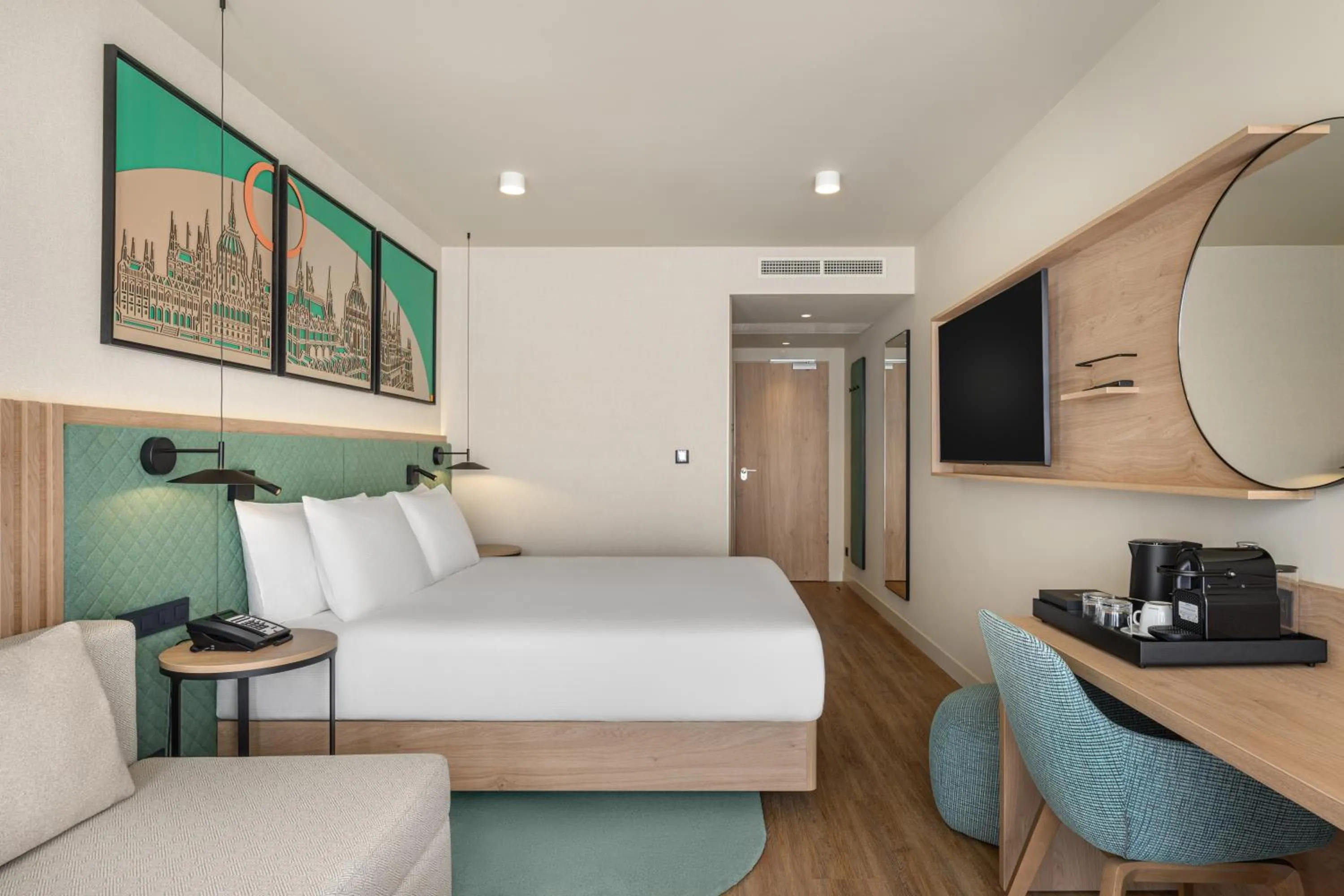 Bedroom, Bed in Hilton Garden Inn Debrecen City Center