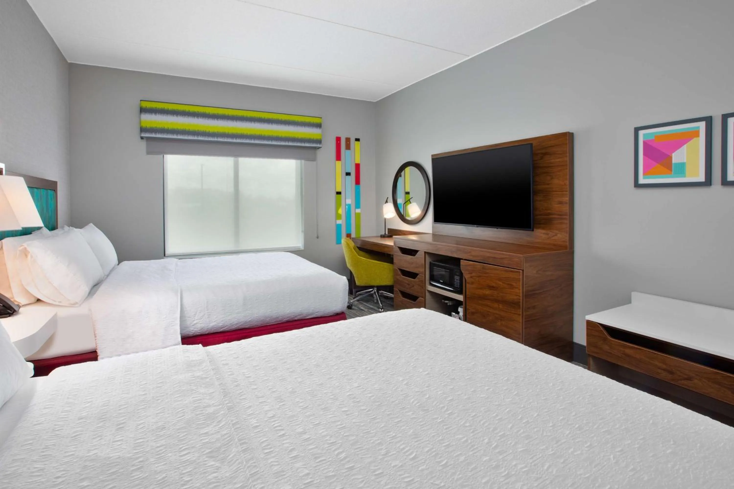 Bedroom, Bed in Hampton Inn & Suites By Hilton Indianapolis South Greenwood