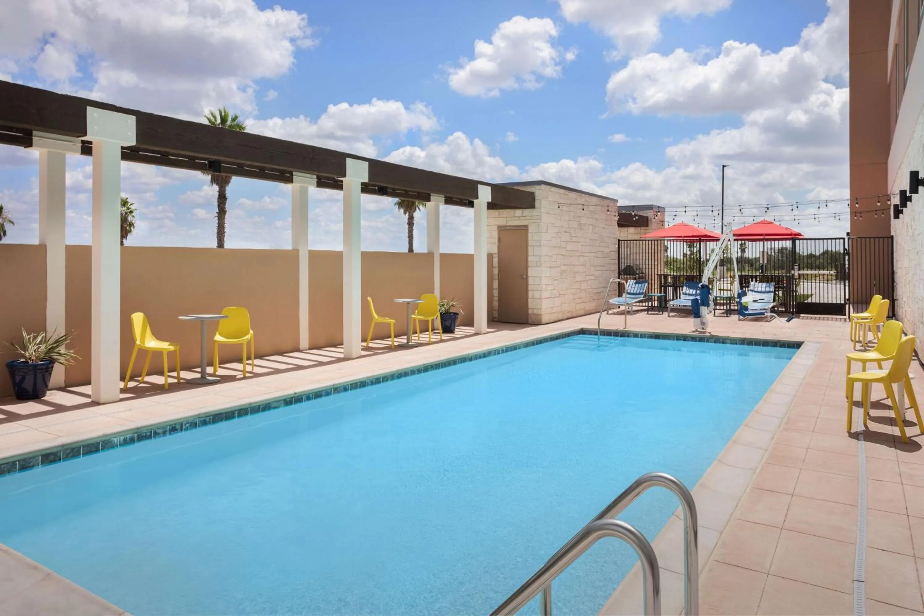 Pool view in Home2 Suites By Hilton Laredo North