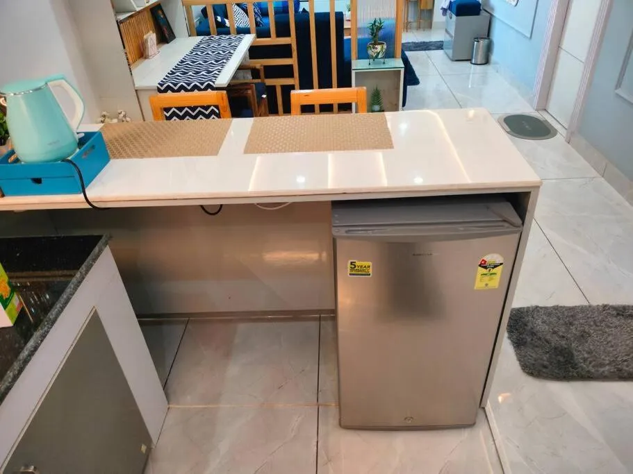 minibar in Blue Heart Home by the Ganges - Cosy 1Bhk-Veerbhadra