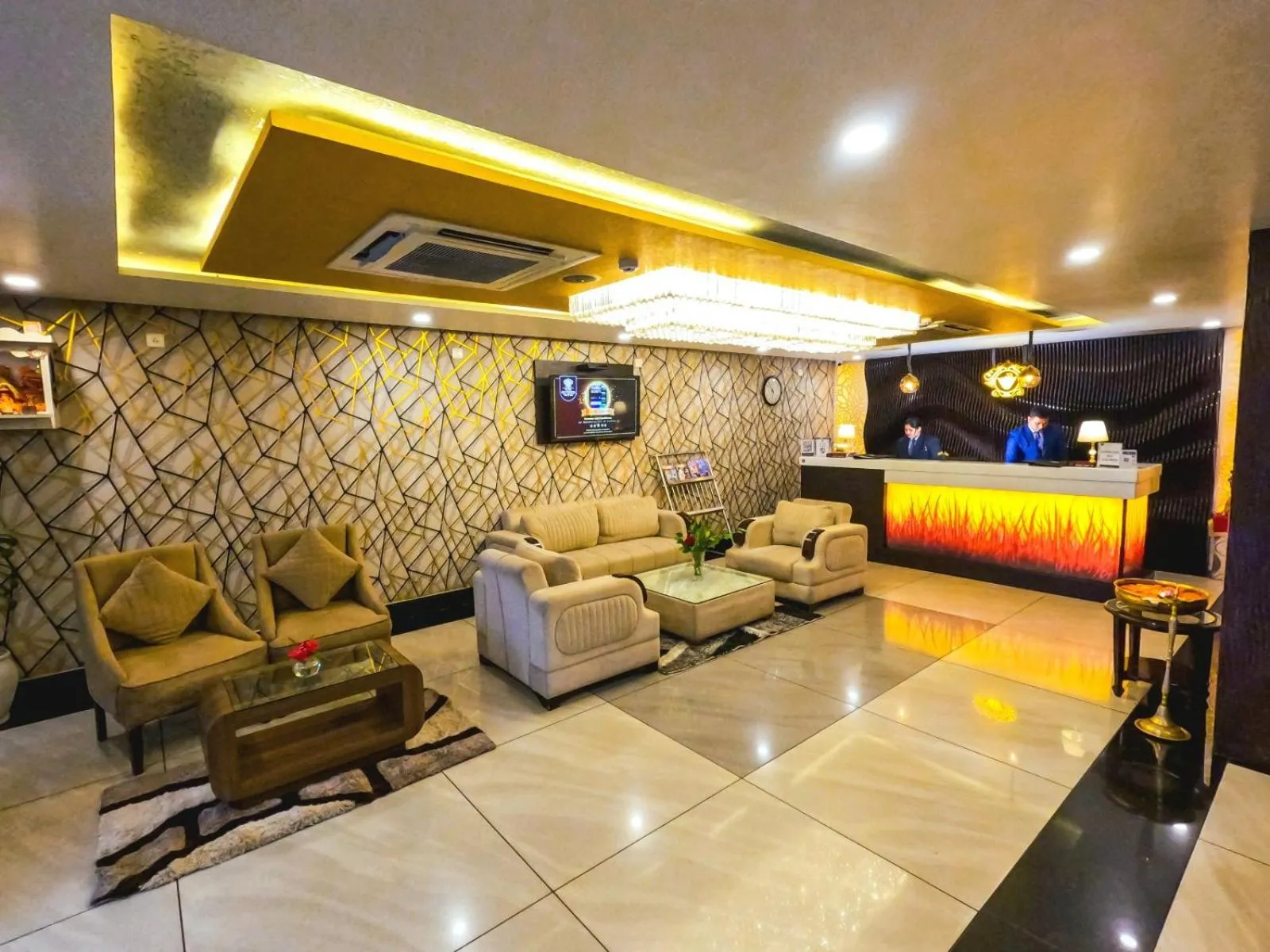 Lobby or reception in Hotel Sidh Vedantha