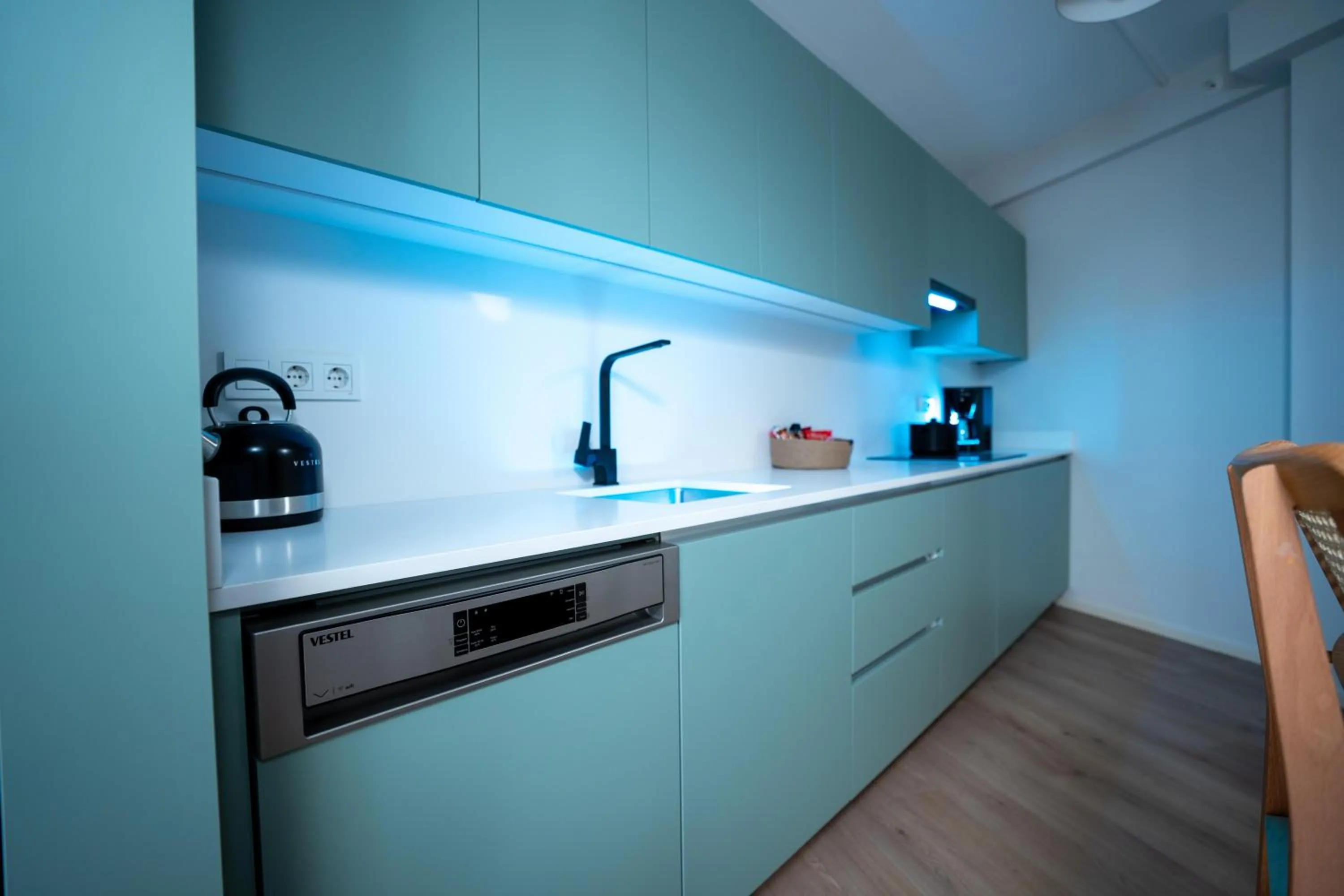 Kitchen or kitchenette in Bird Nest Suites