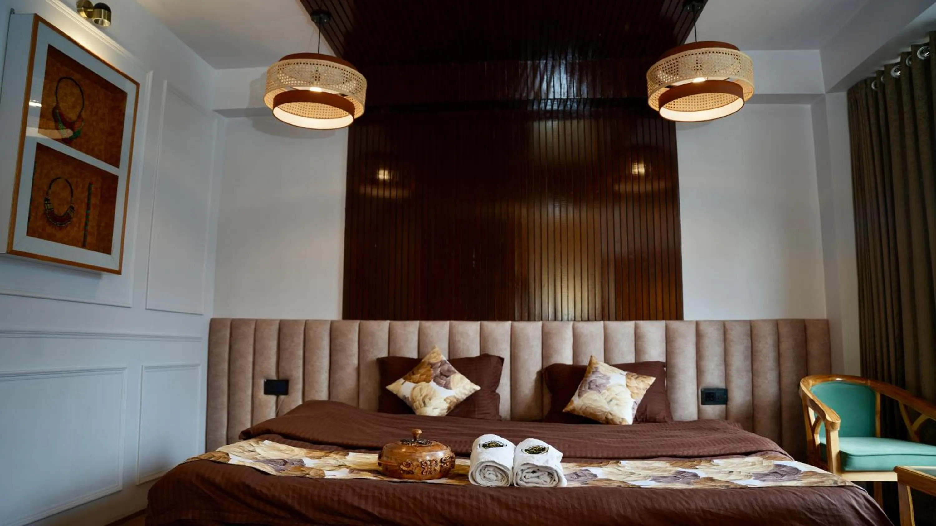 Bed in HOTEL NIRVANA