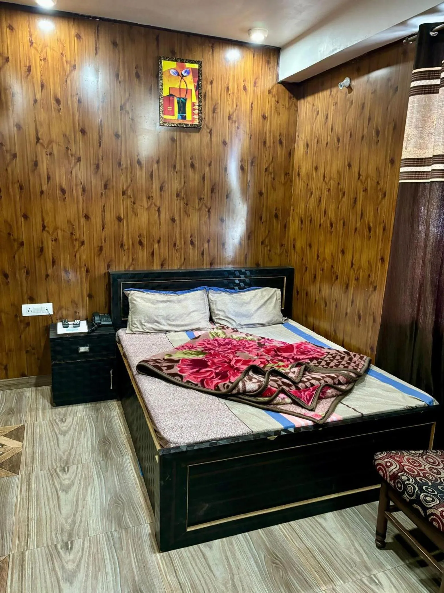 Bed in HOTEL NIRVANA