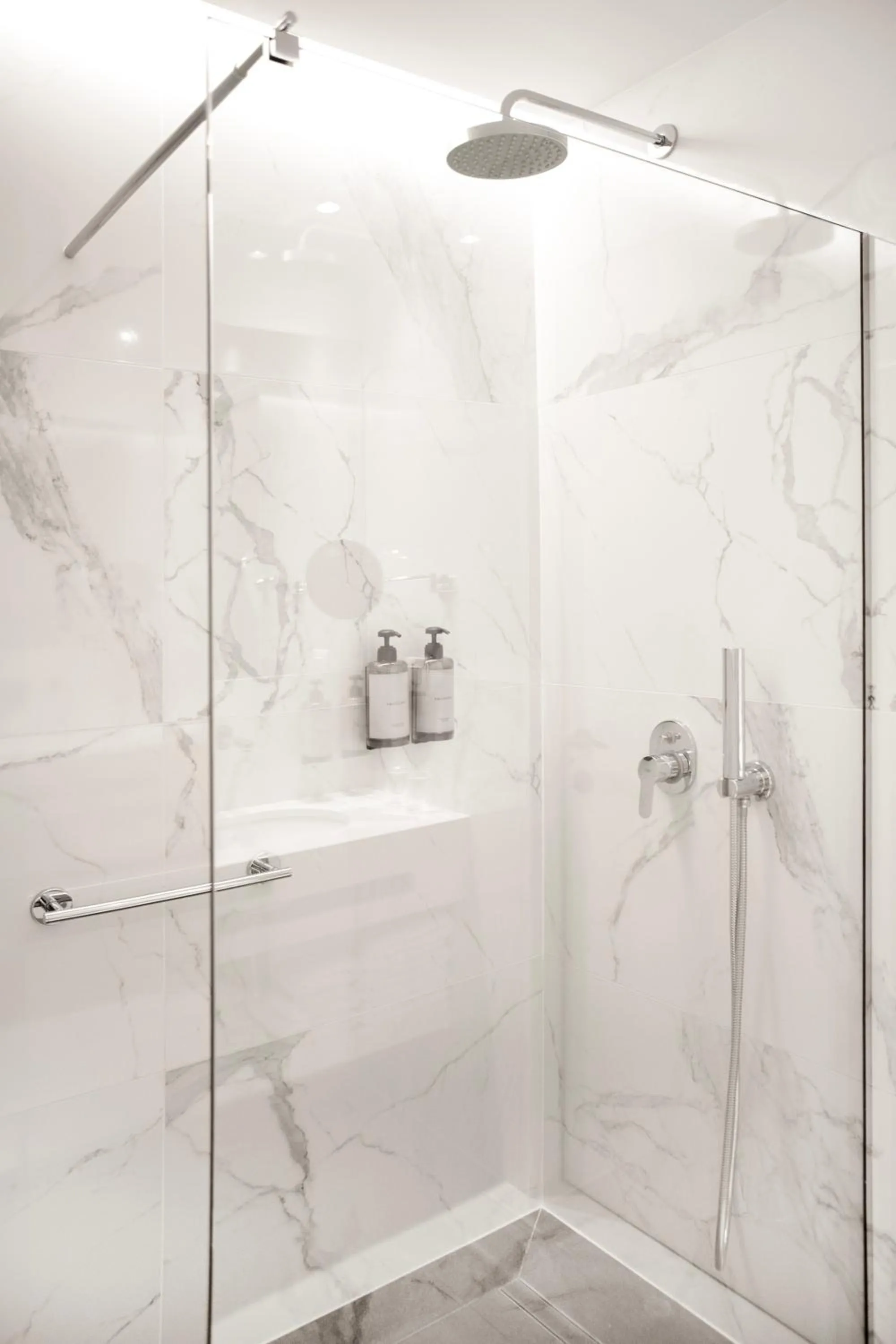 Shower in Luwian Athens Boutique Hotel