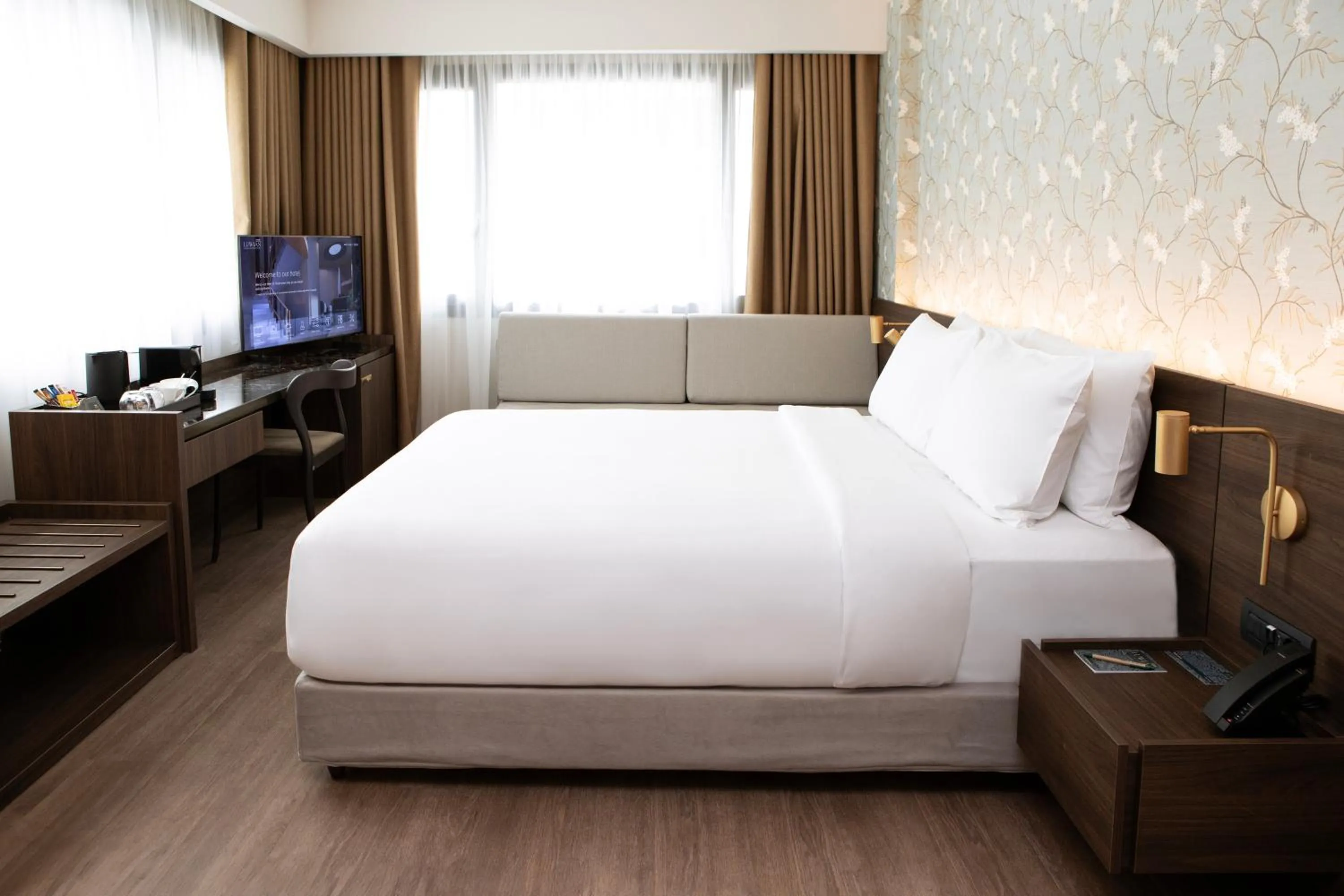 Bed in Luwian Athens Boutique Hotel