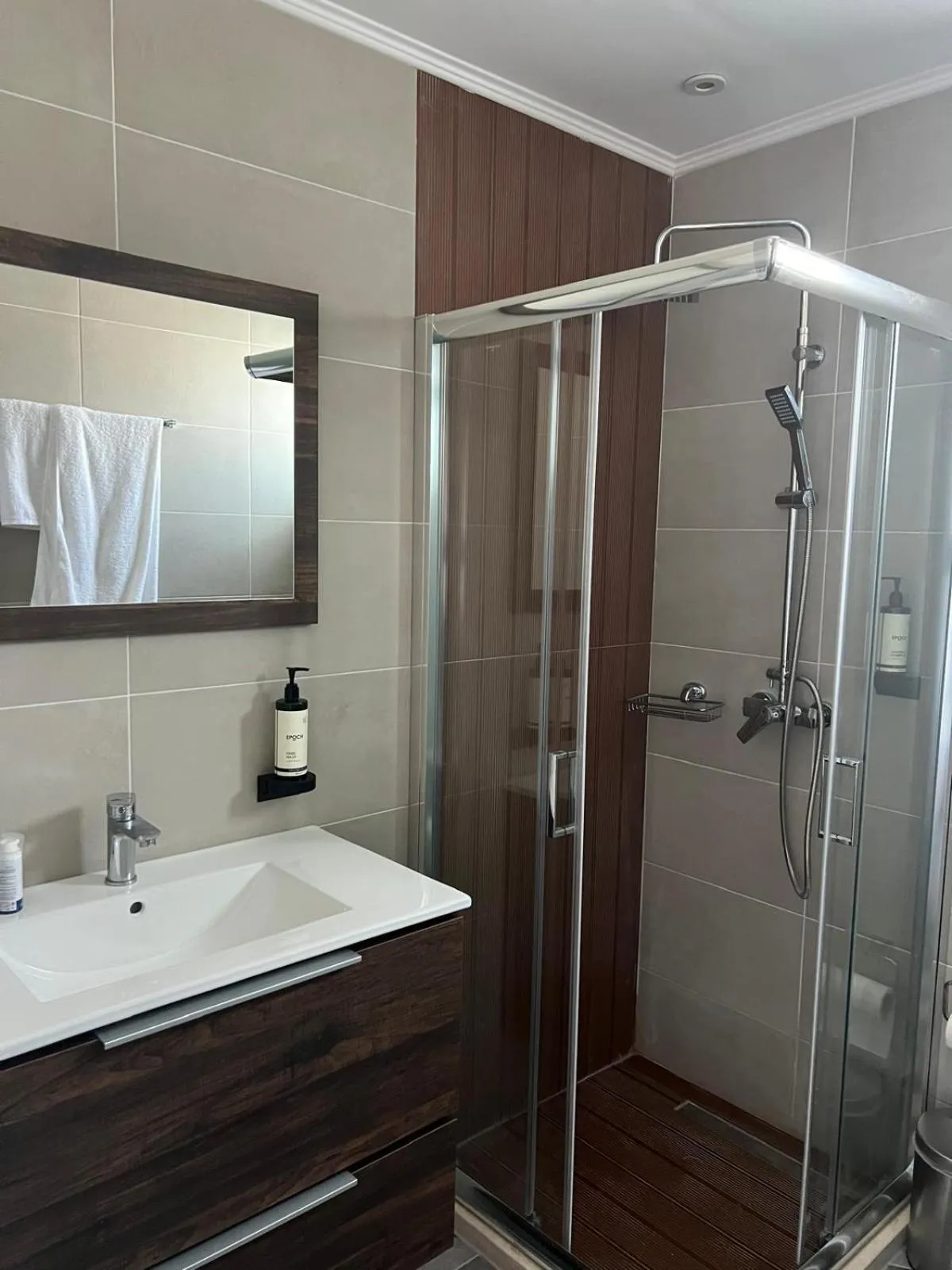 Shower in Ayit Hotel