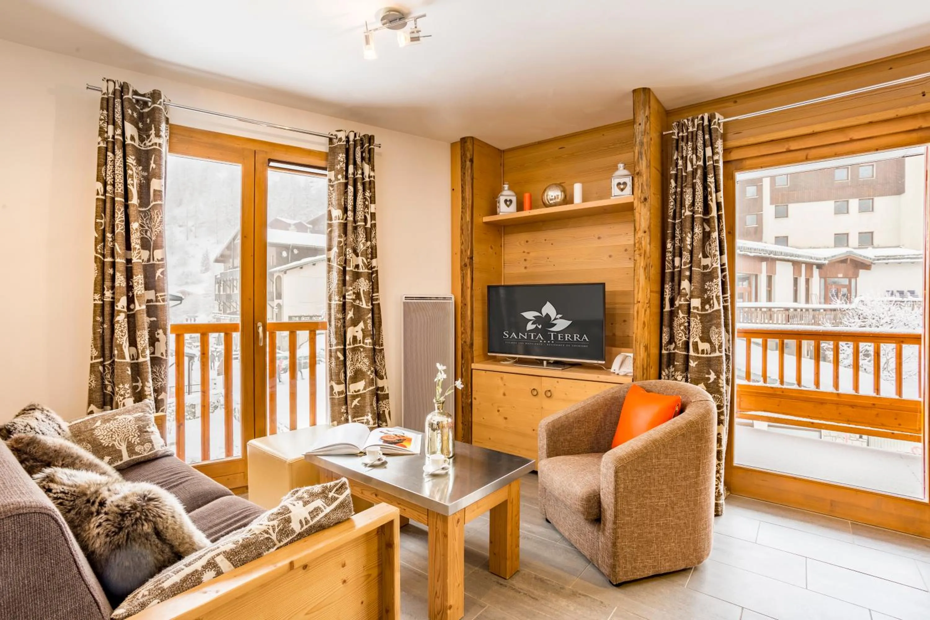 Living room in Résidence Santa Terra