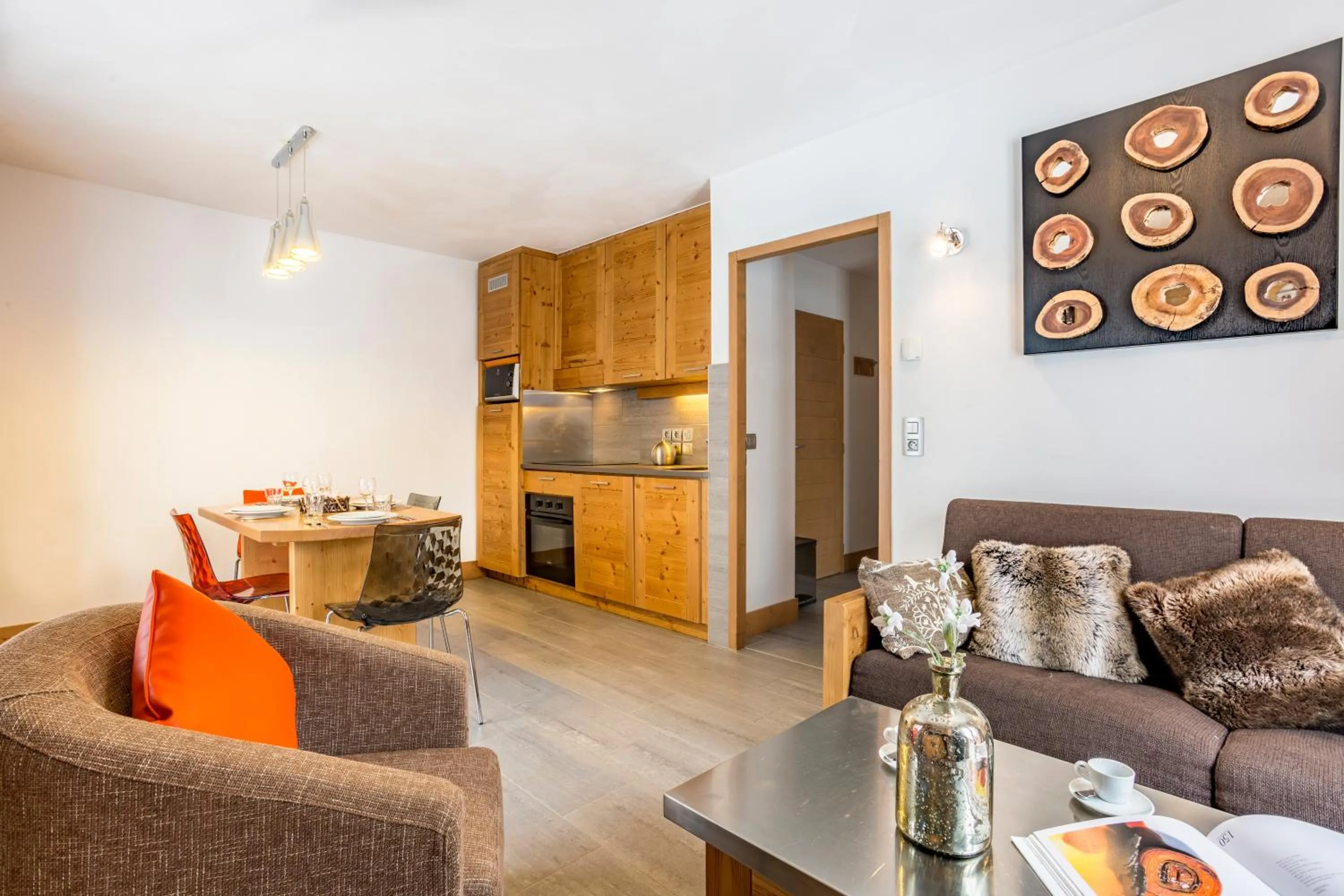 Living room in Résidence Santa Terra