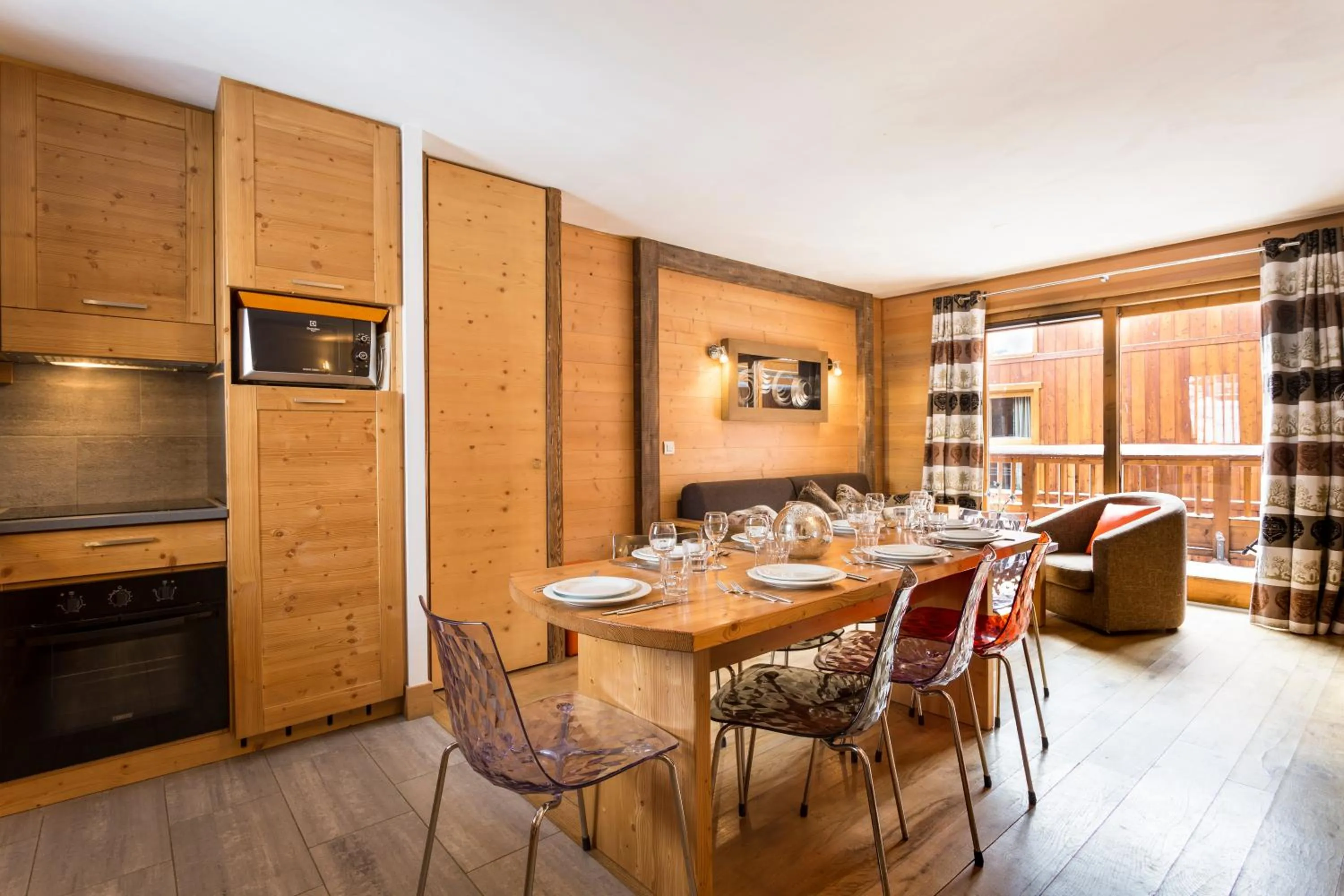 Kitchen or kitchenette in Résidence Santa Terra