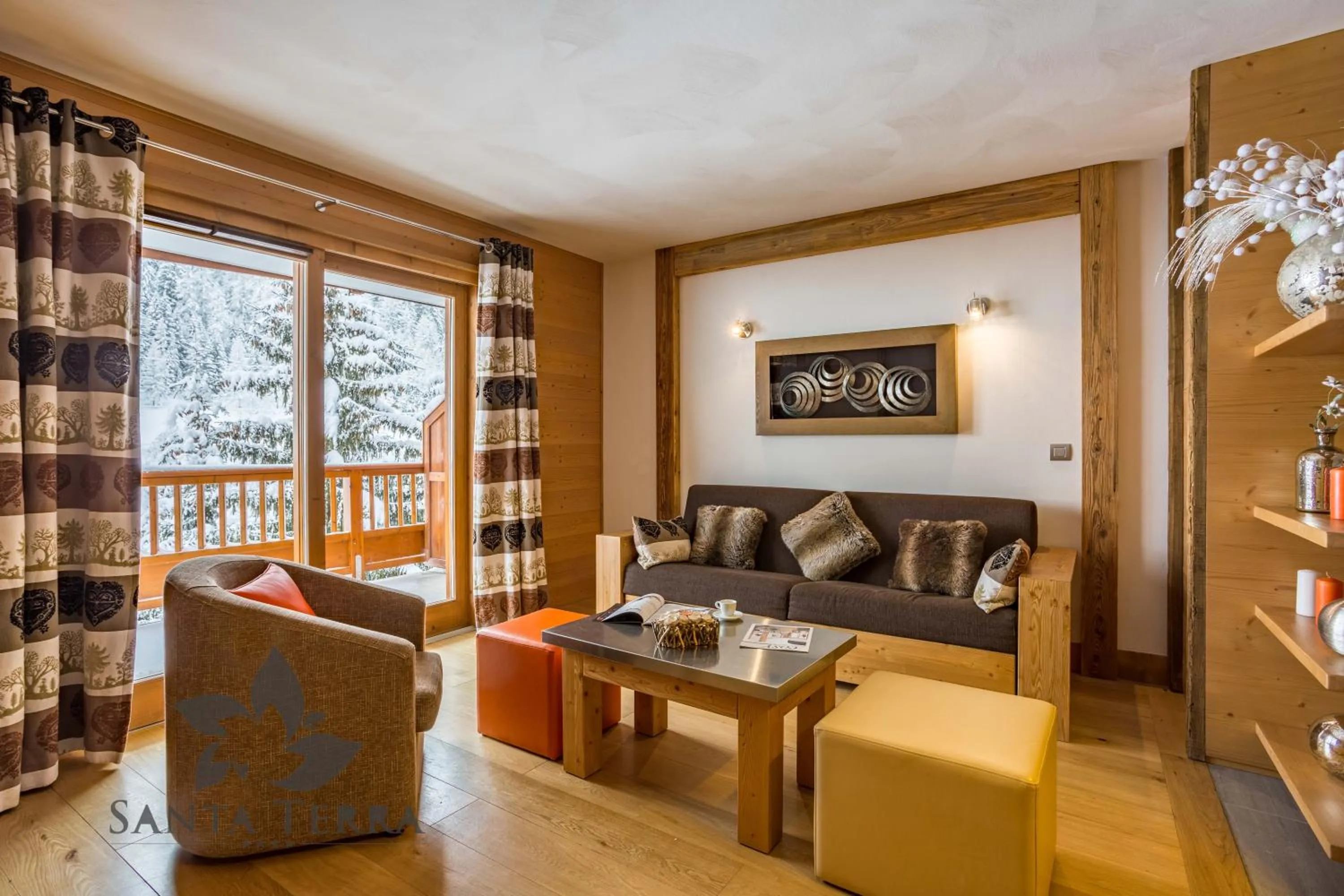 Living room in Résidence Santa Terra