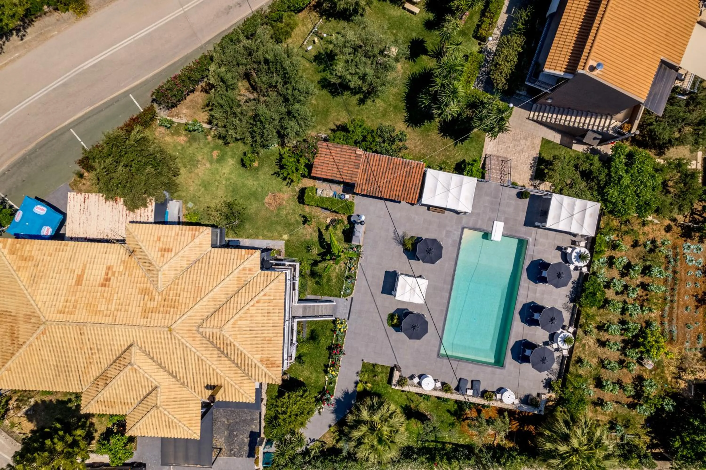 Bird's eye view in Evita Studios