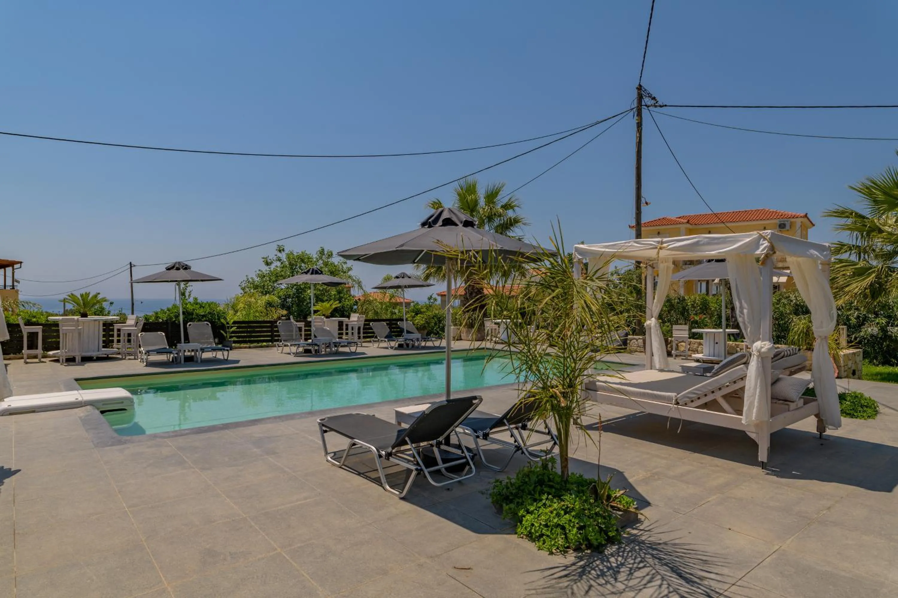 Swimming pool in Evita Studios