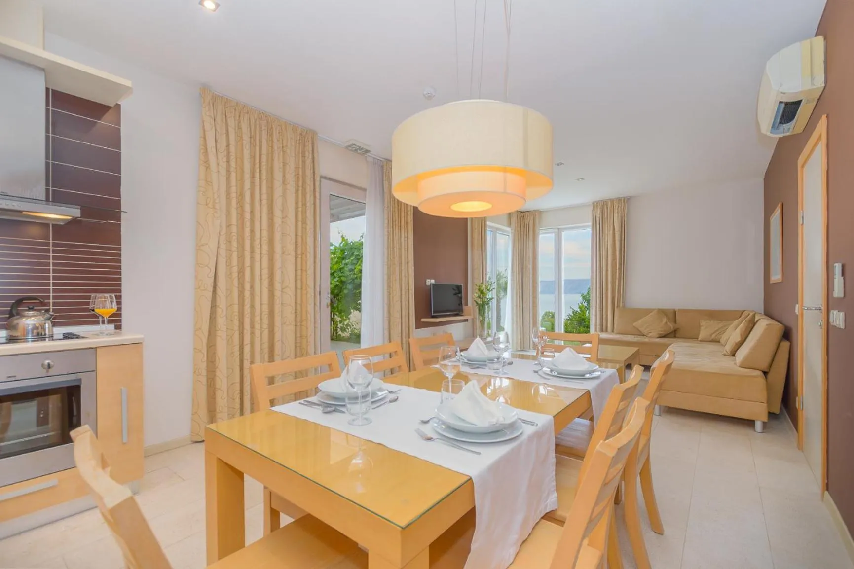 Living room in Apartments Grand Novi Vinodolski Resort