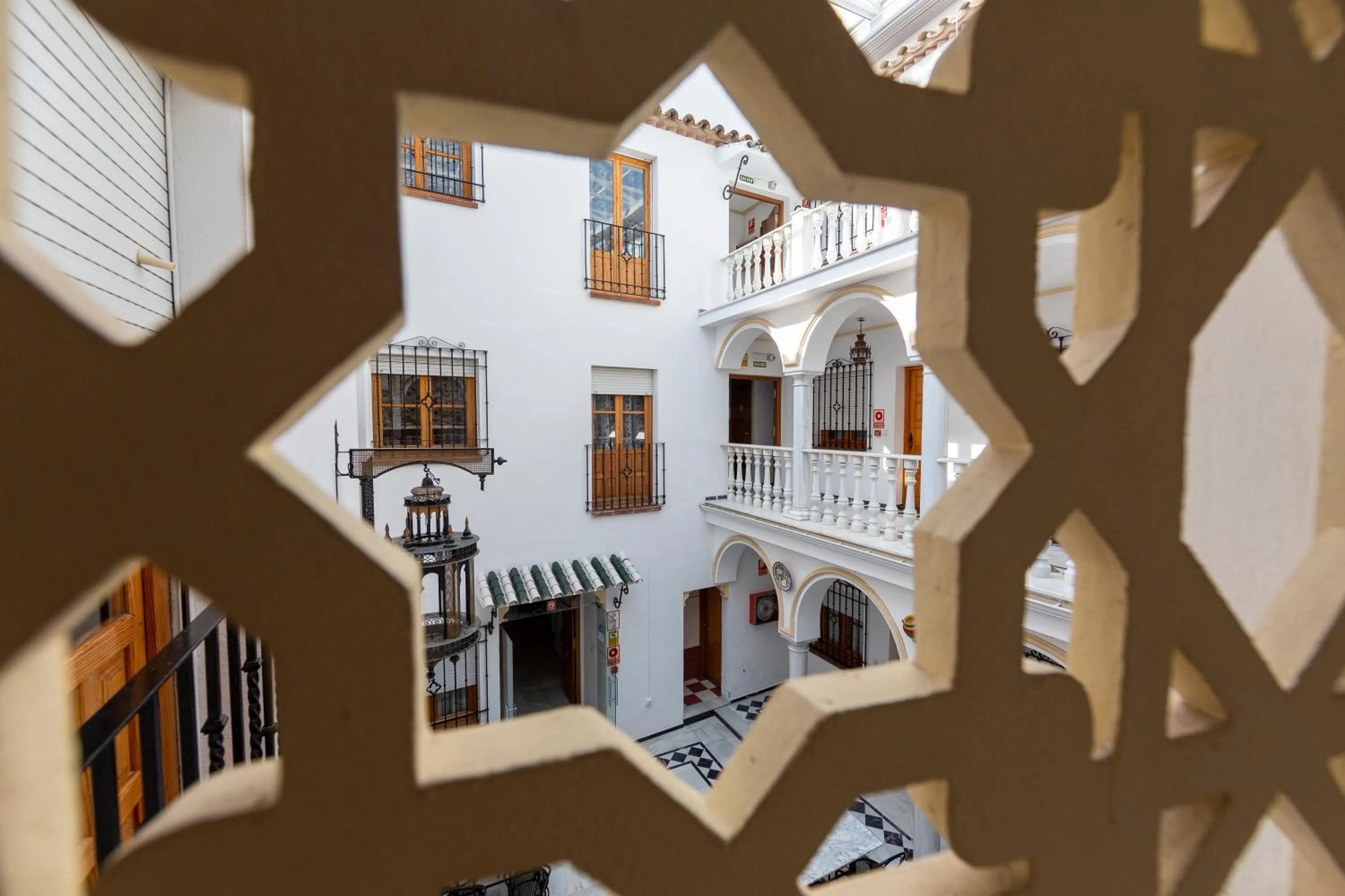 Property building in Hotel Los Omeyas