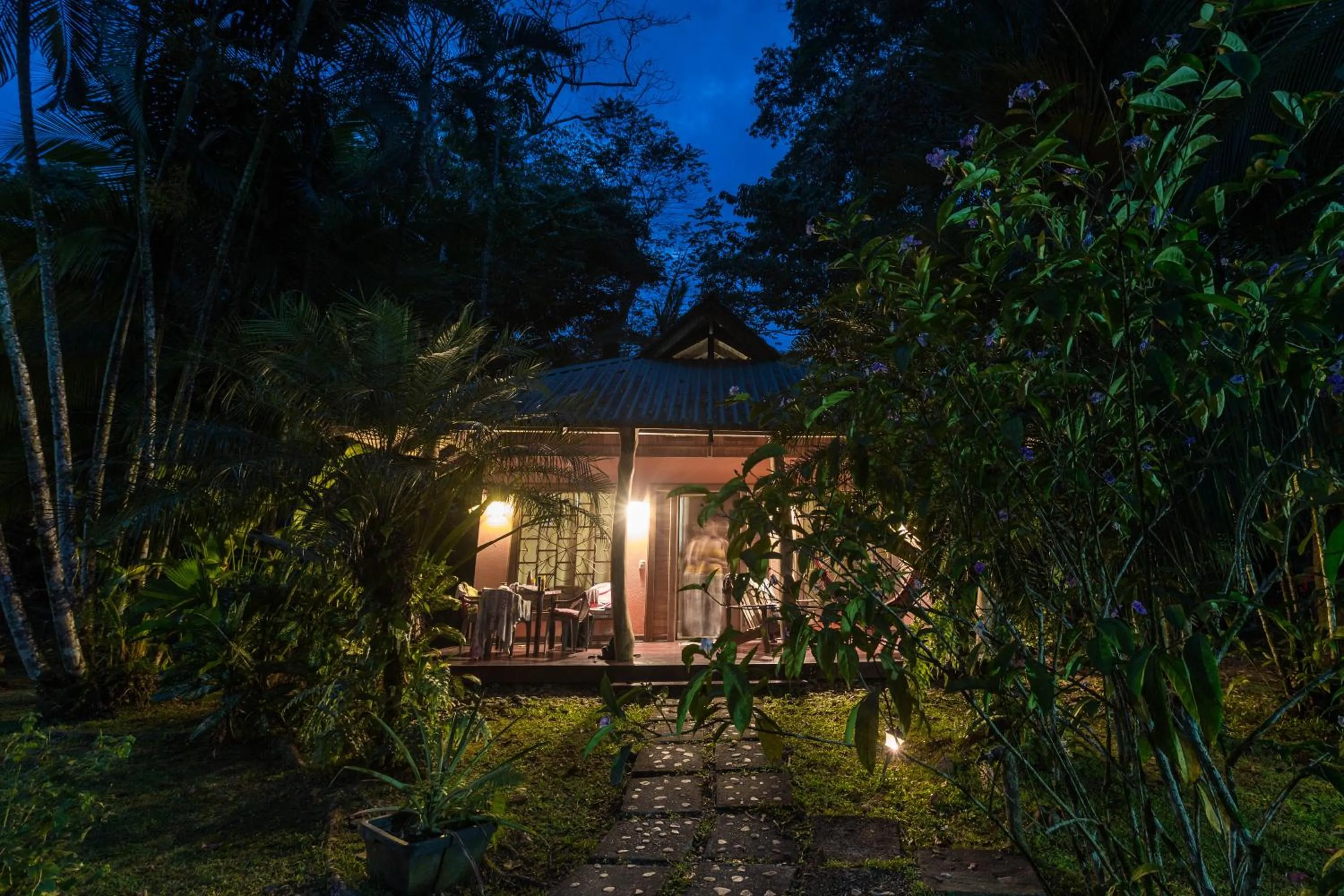 Facade/entrance in El Nido Jungle Lodge
