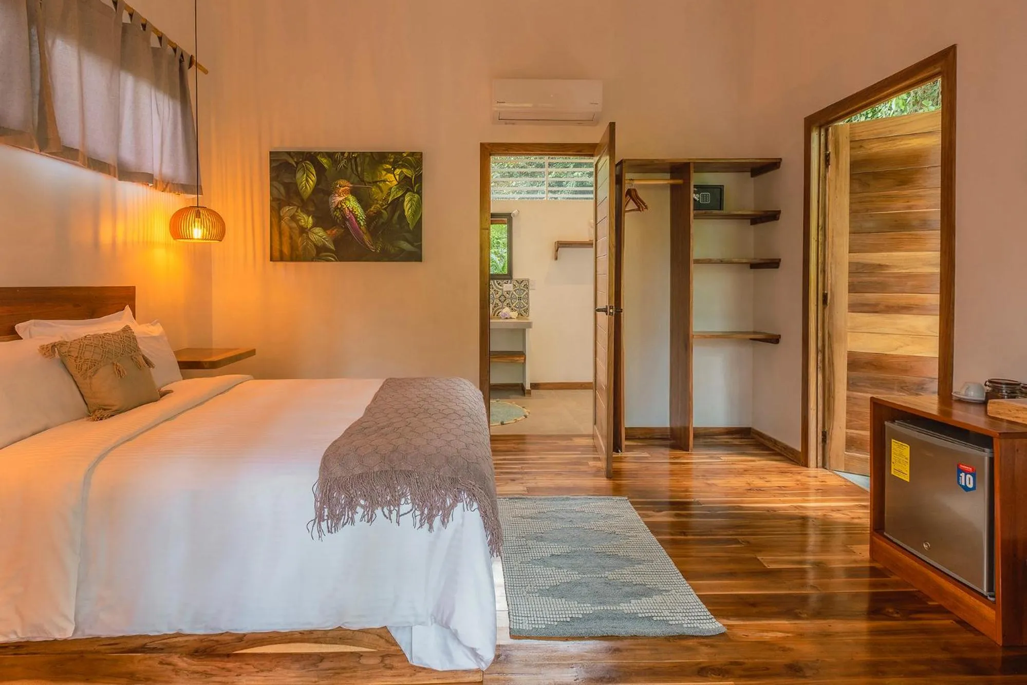 Bedroom, Bed in El Nido Jungle Lodge