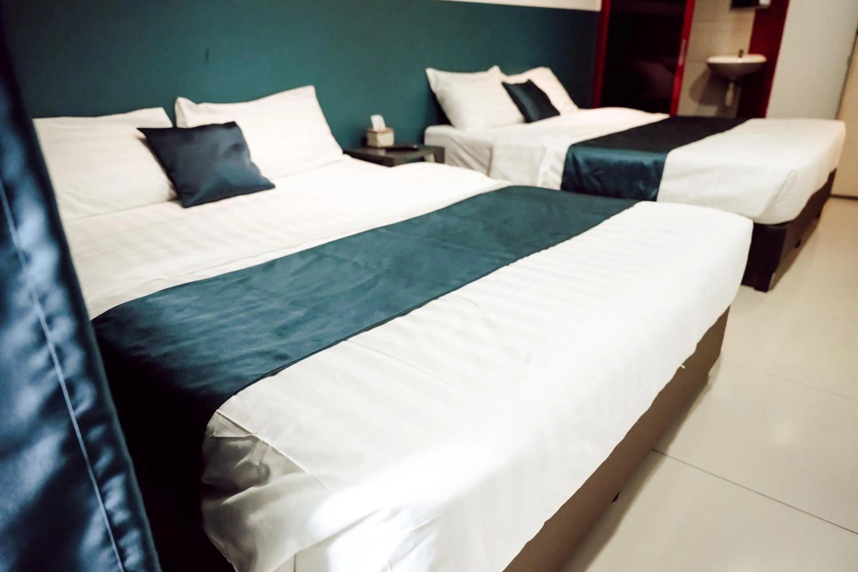 Bed in V Hotel Sri Gombak