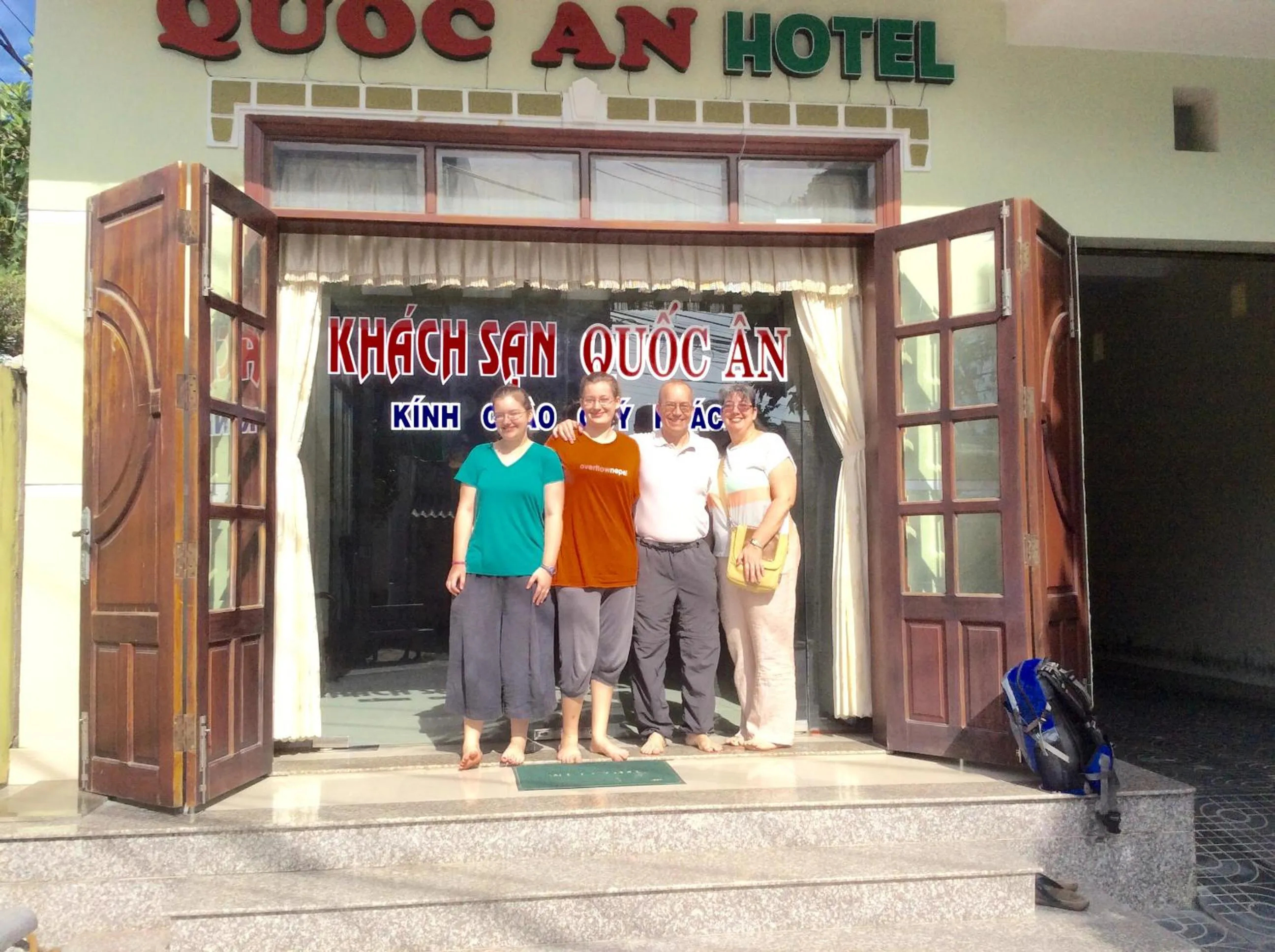 group of guests in Quốc Ân Motel