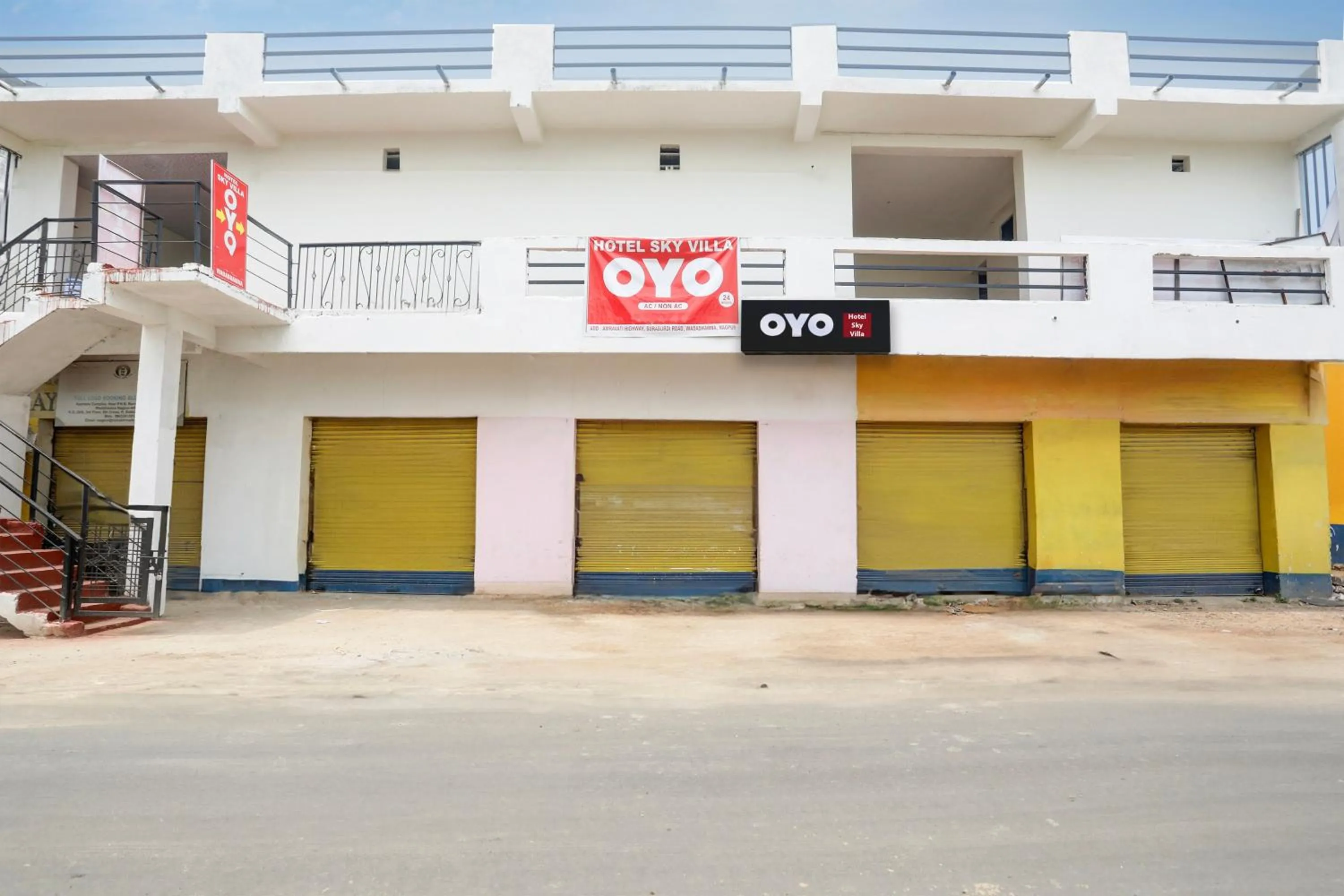 Facade/entrance in Hotel O Sky Villa
