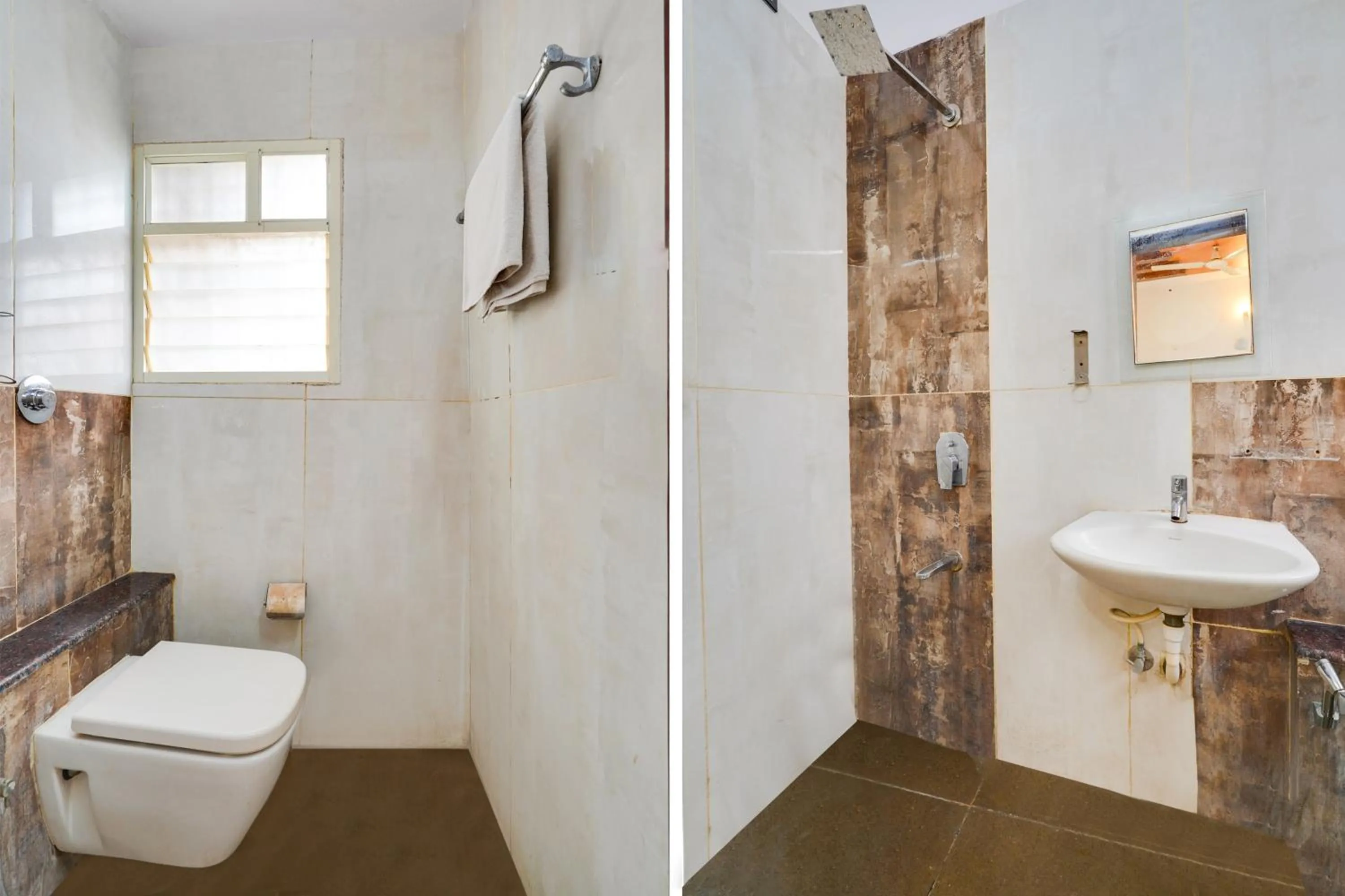 Bathroom in Super Collection O Bangalore Airport Road