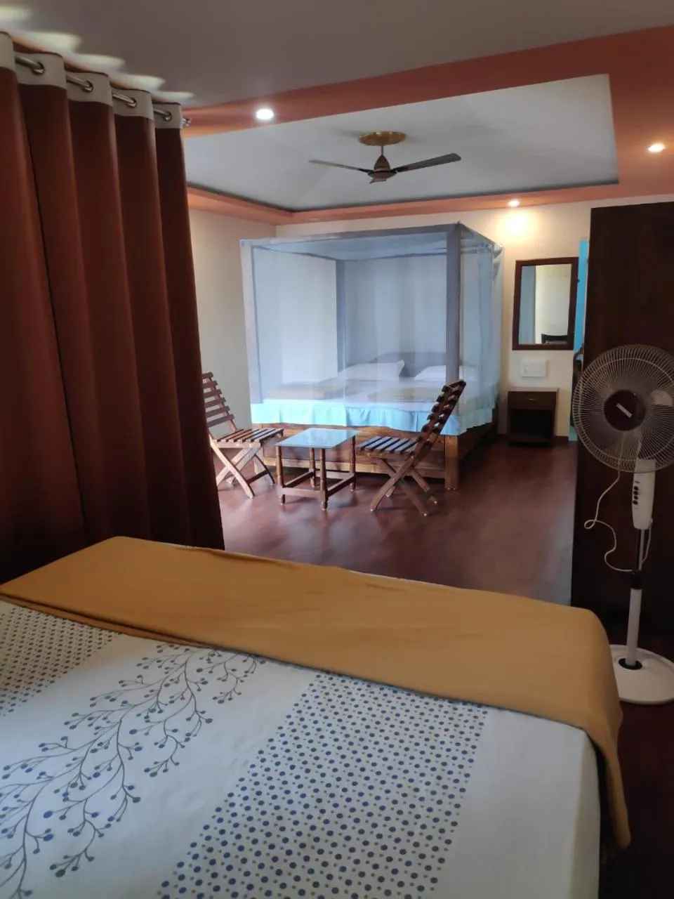 Bed in Sea Front Beach Huts