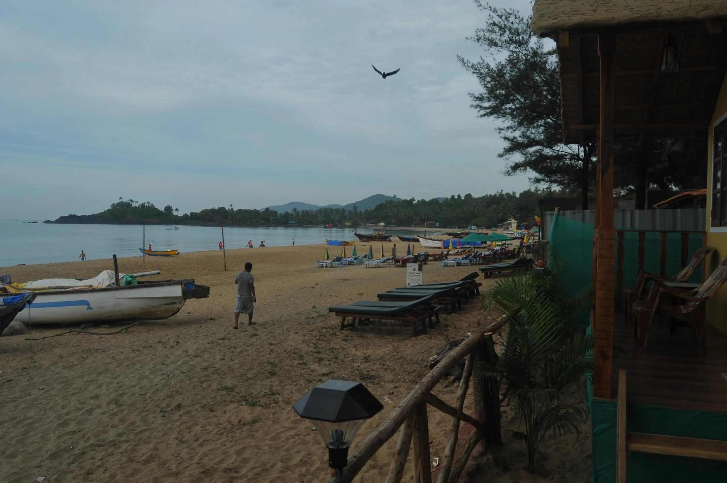 Balcony/Terrace in Sea Front Beach Huts