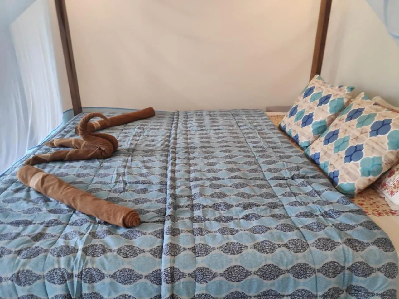 Bed in Sea Front Beach Huts