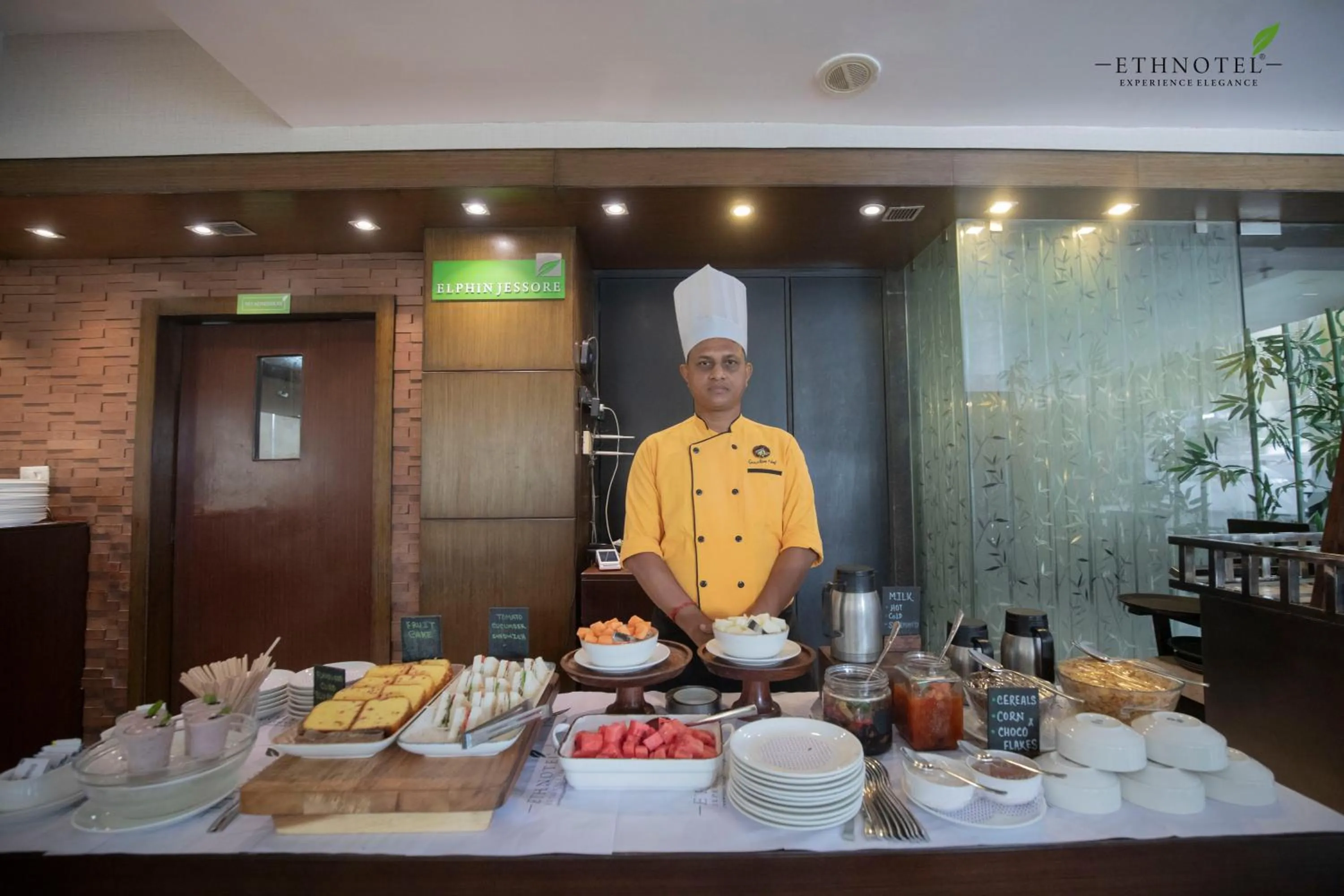 Food and drinks in Ethnotel, Kolkata Airport