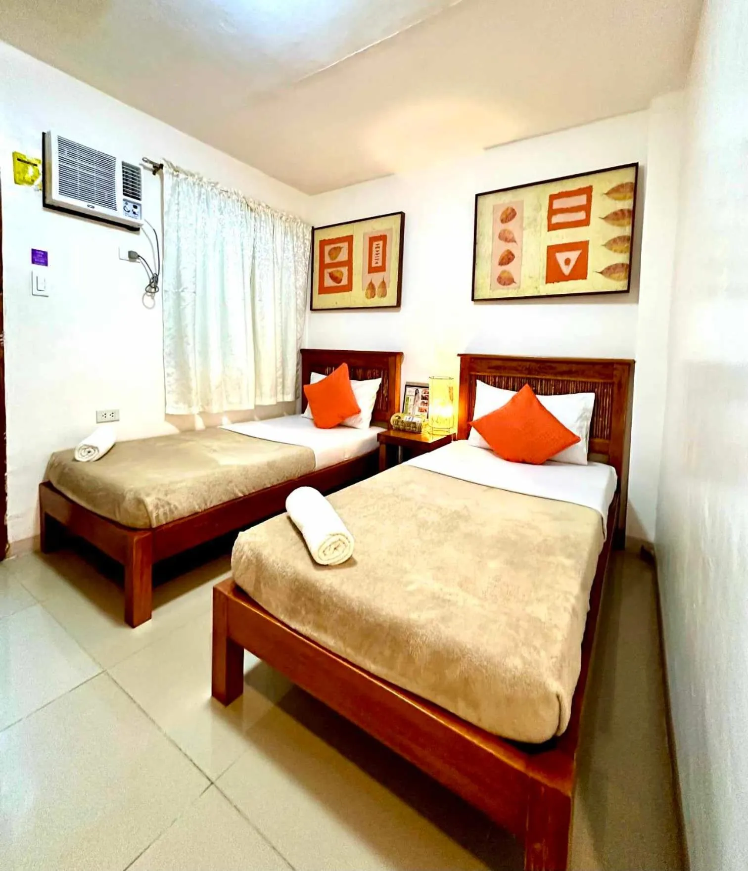 Bed in Papierus Pensionne