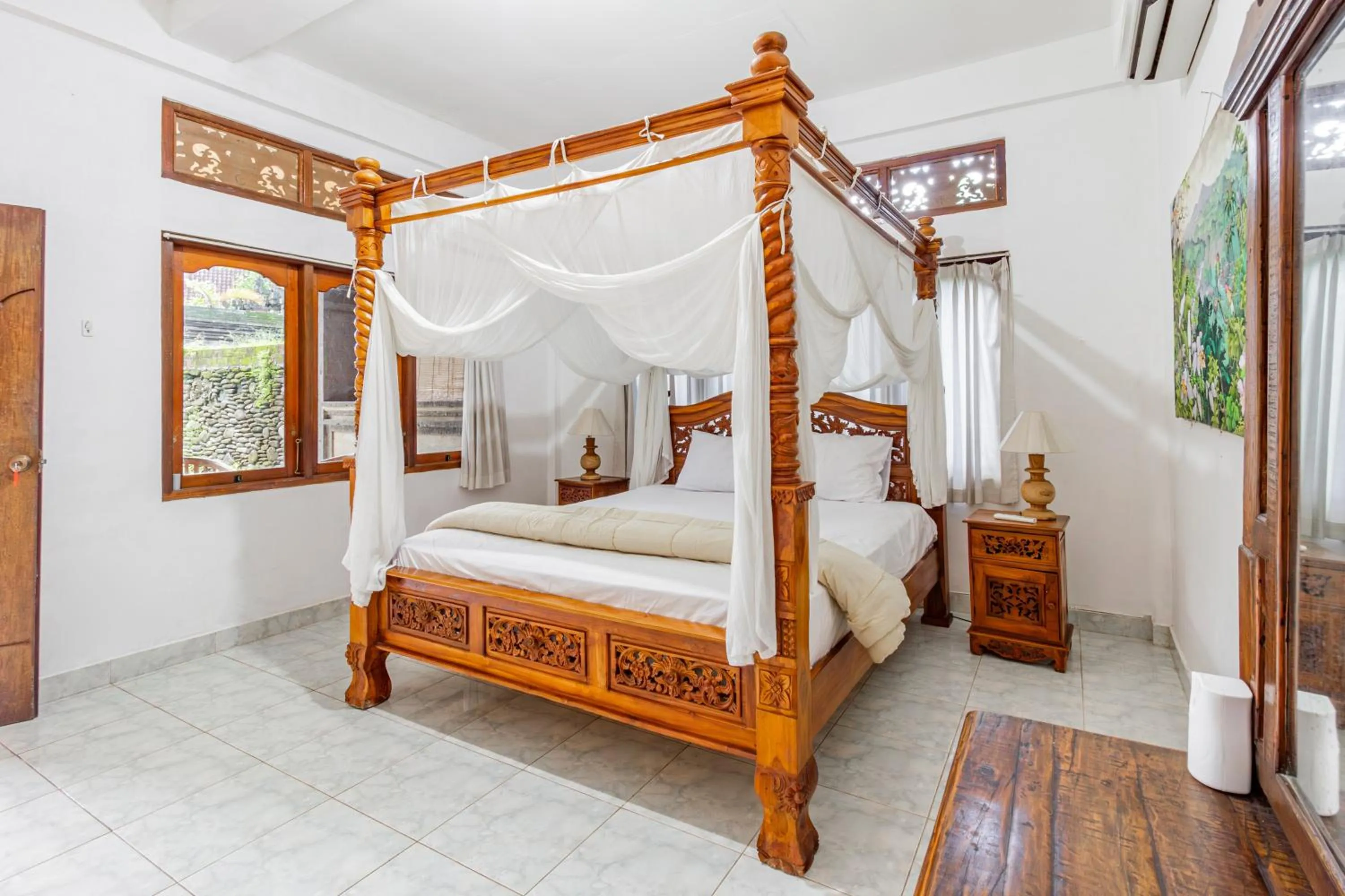 Bedroom, Bed in Belvilla Ratna Resort Ubud PalaceNearUbud Palace