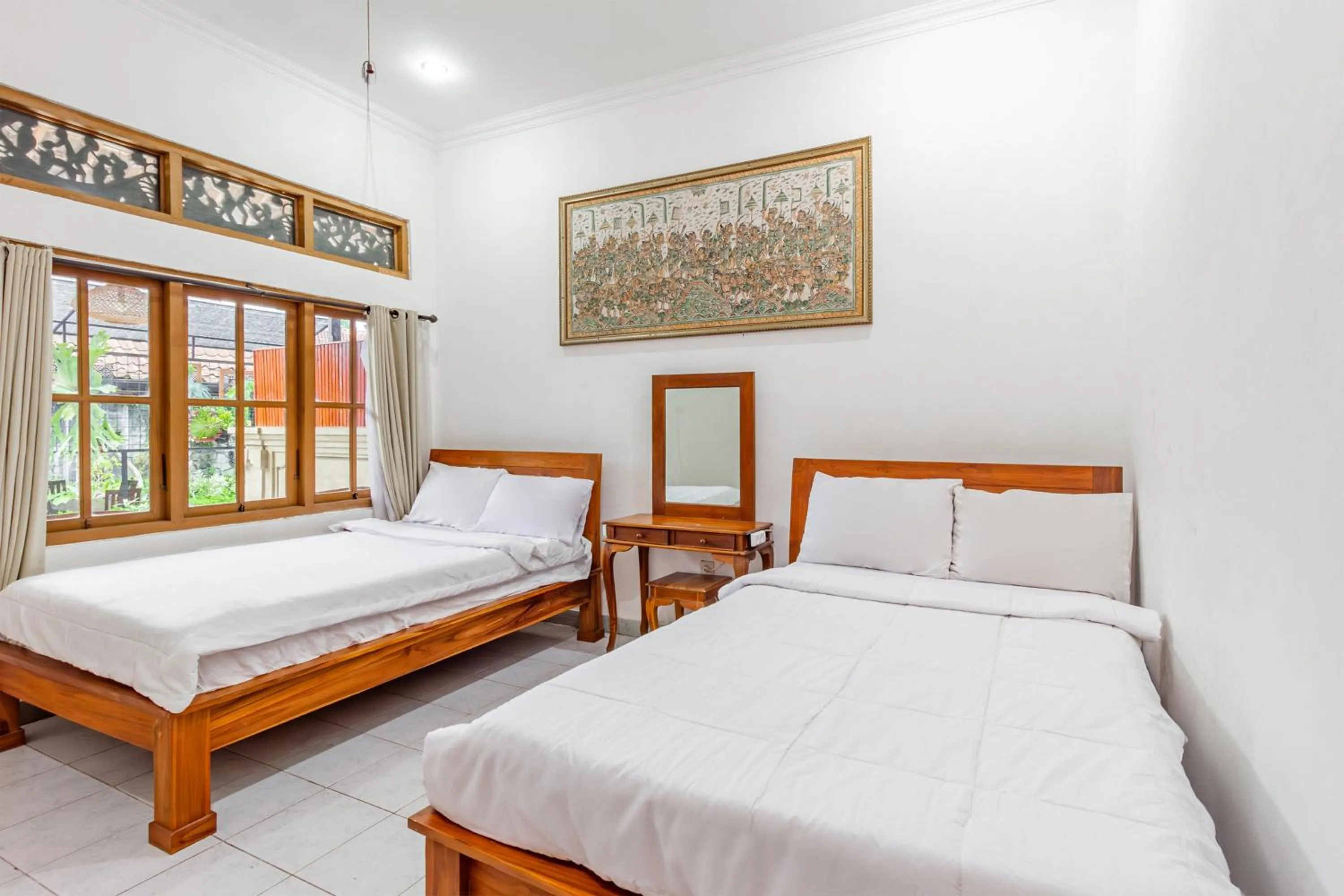 Economy Twin Room in Belvilla Ratna Resort Ubud PalaceNearUbud Palace