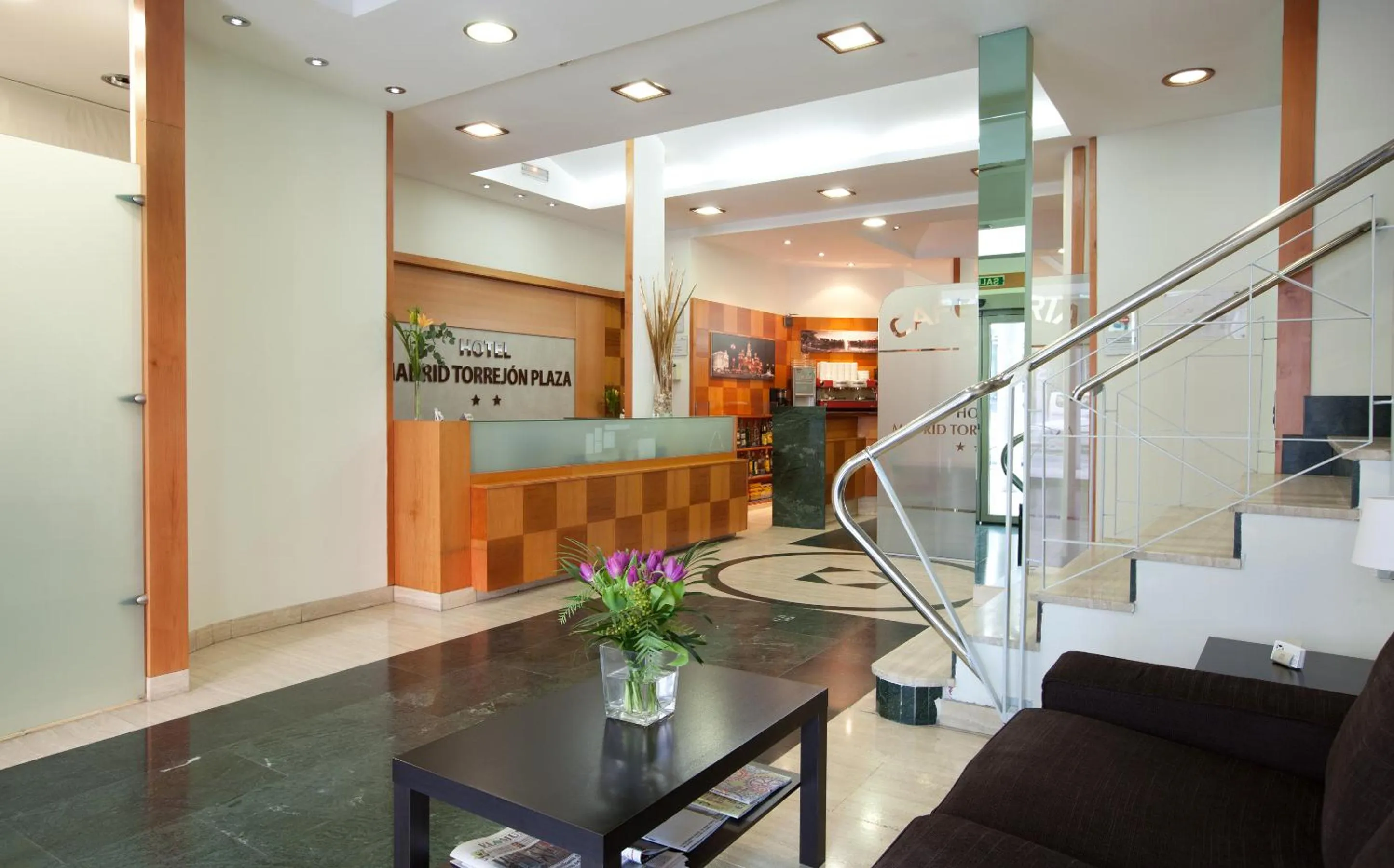 Lobby or reception in Hotel Madrid Torrejon Plaza
