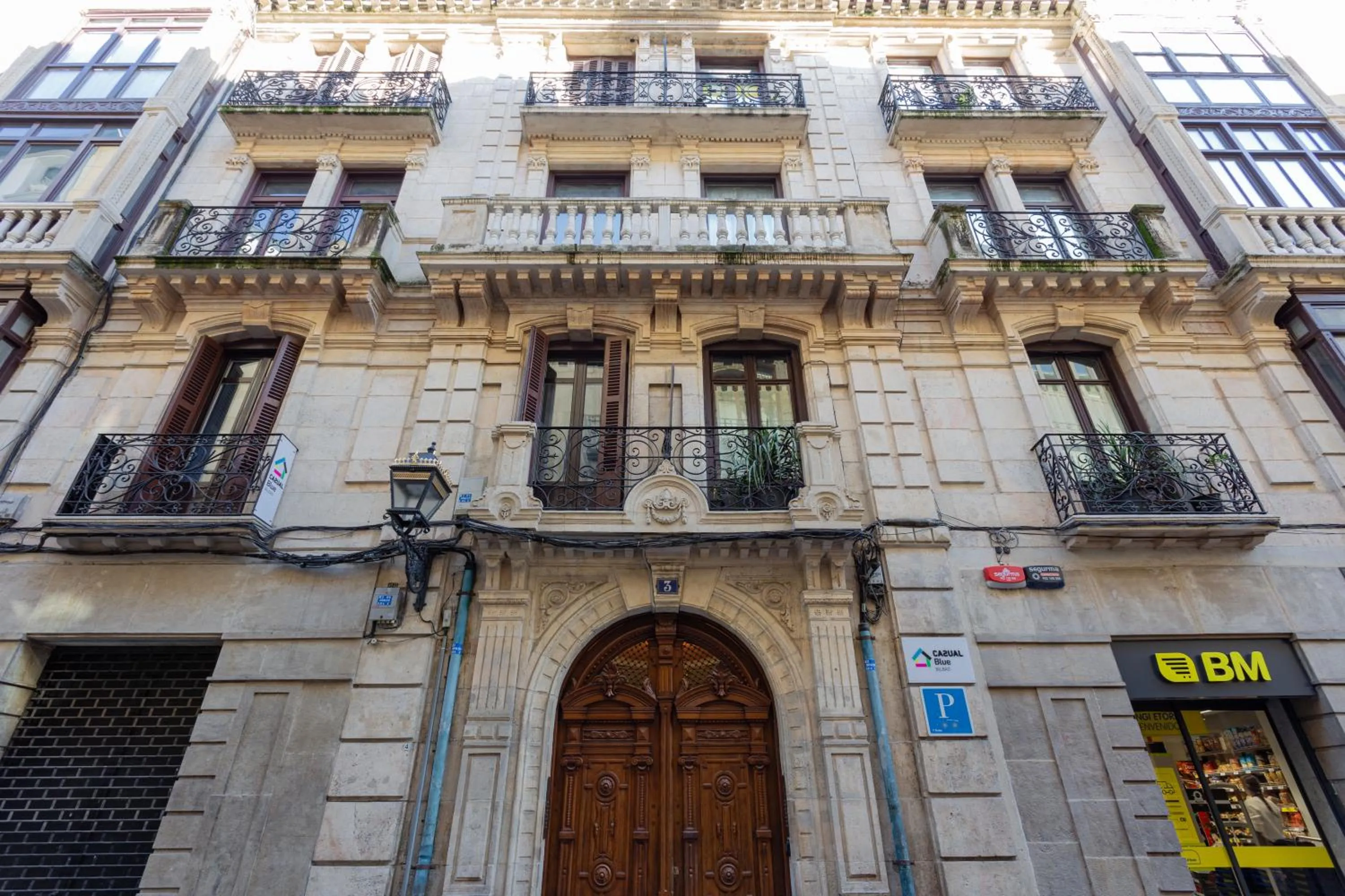 Property building in Casual Blue