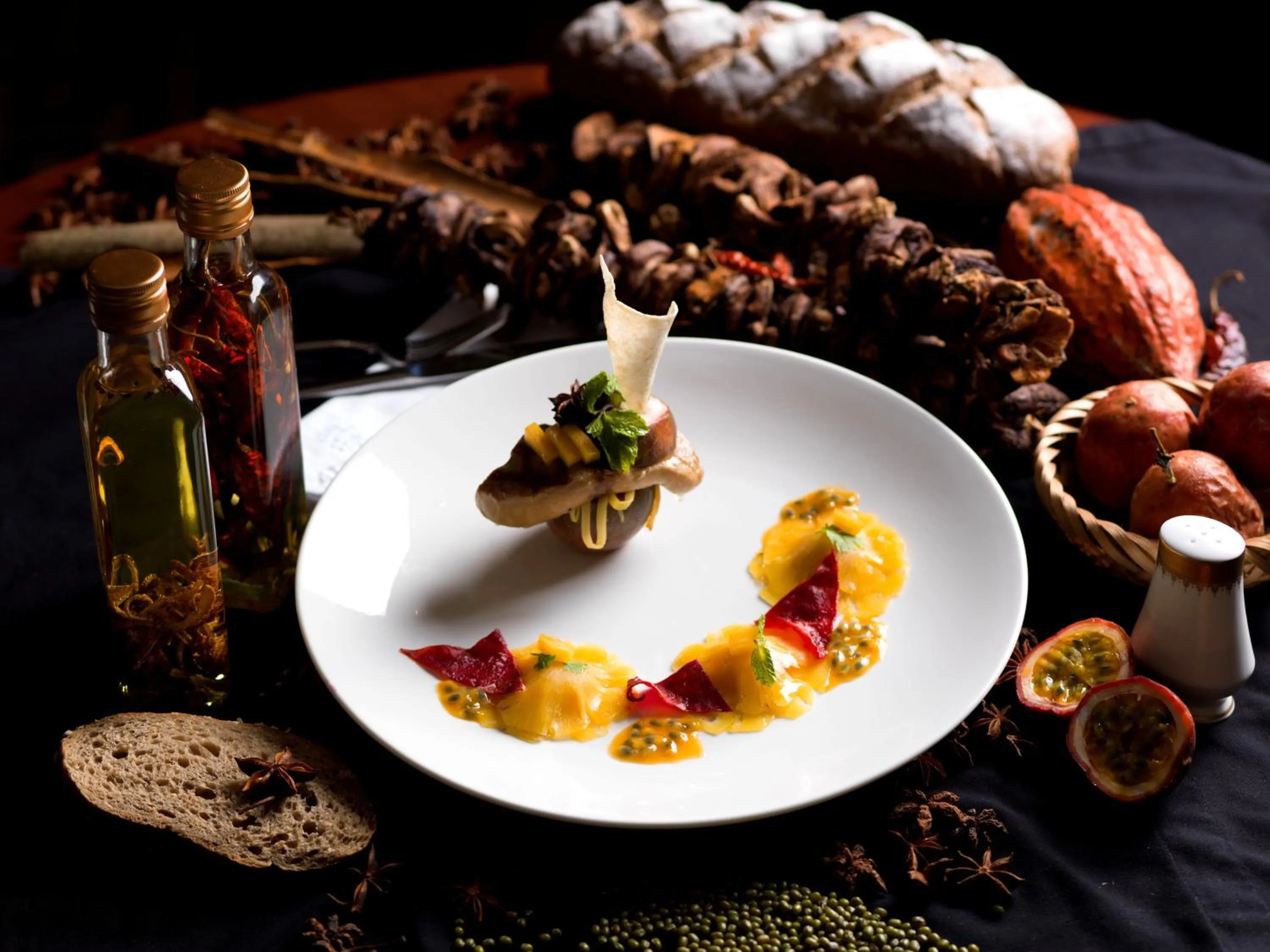 Food close-up in Apricot Hotel