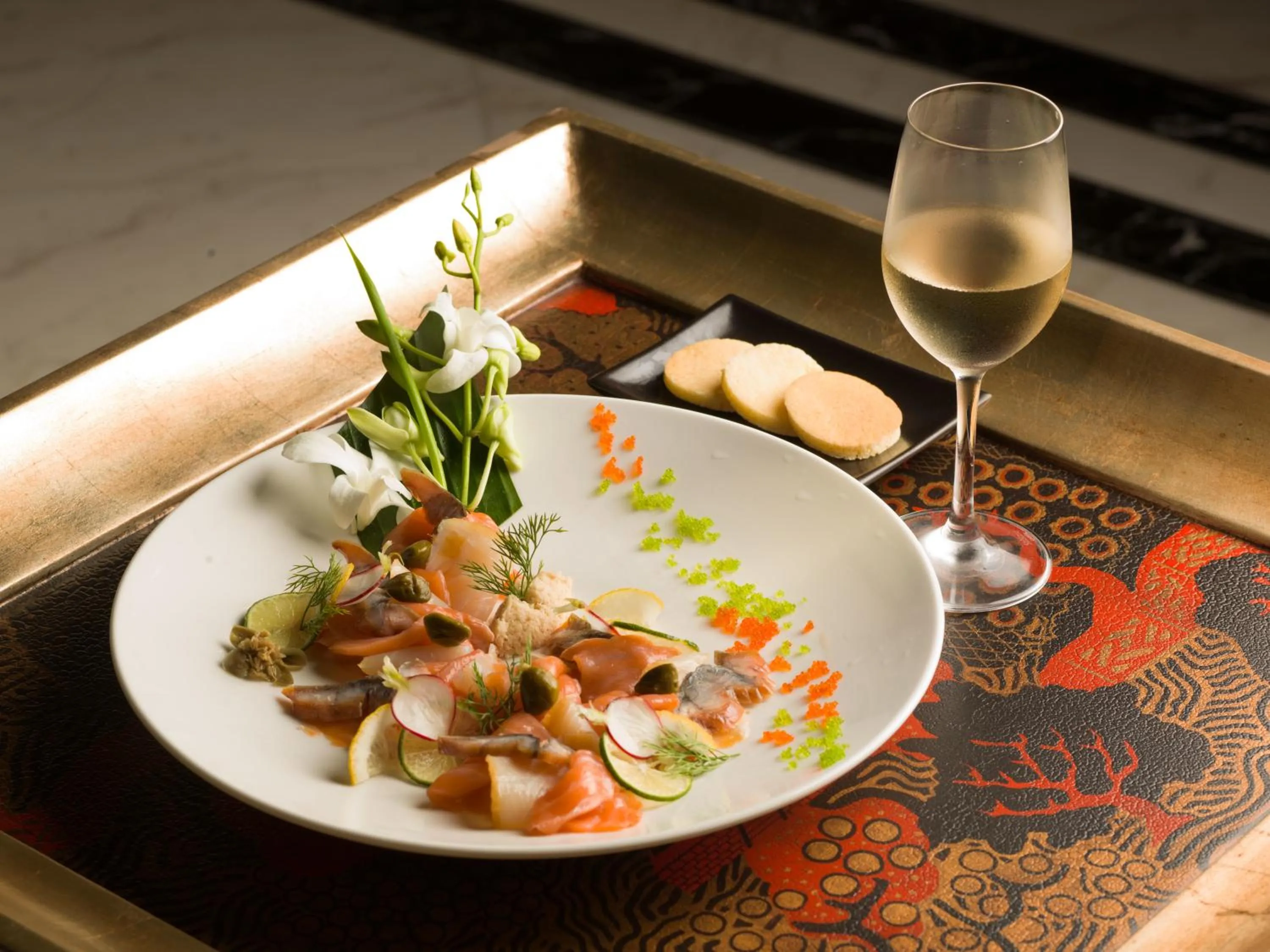 Food close-up in Apricot Hotel