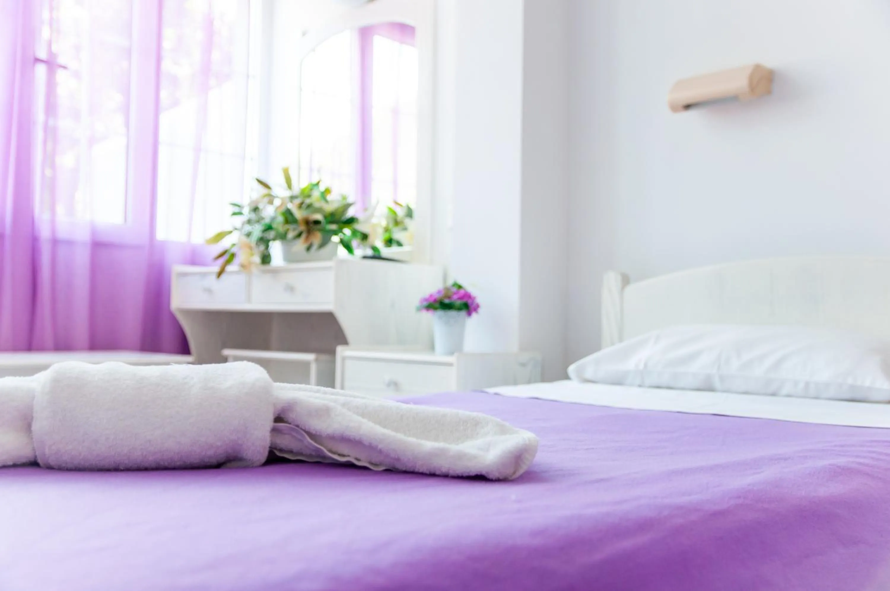 Bed in Apart Hotel Blumarin