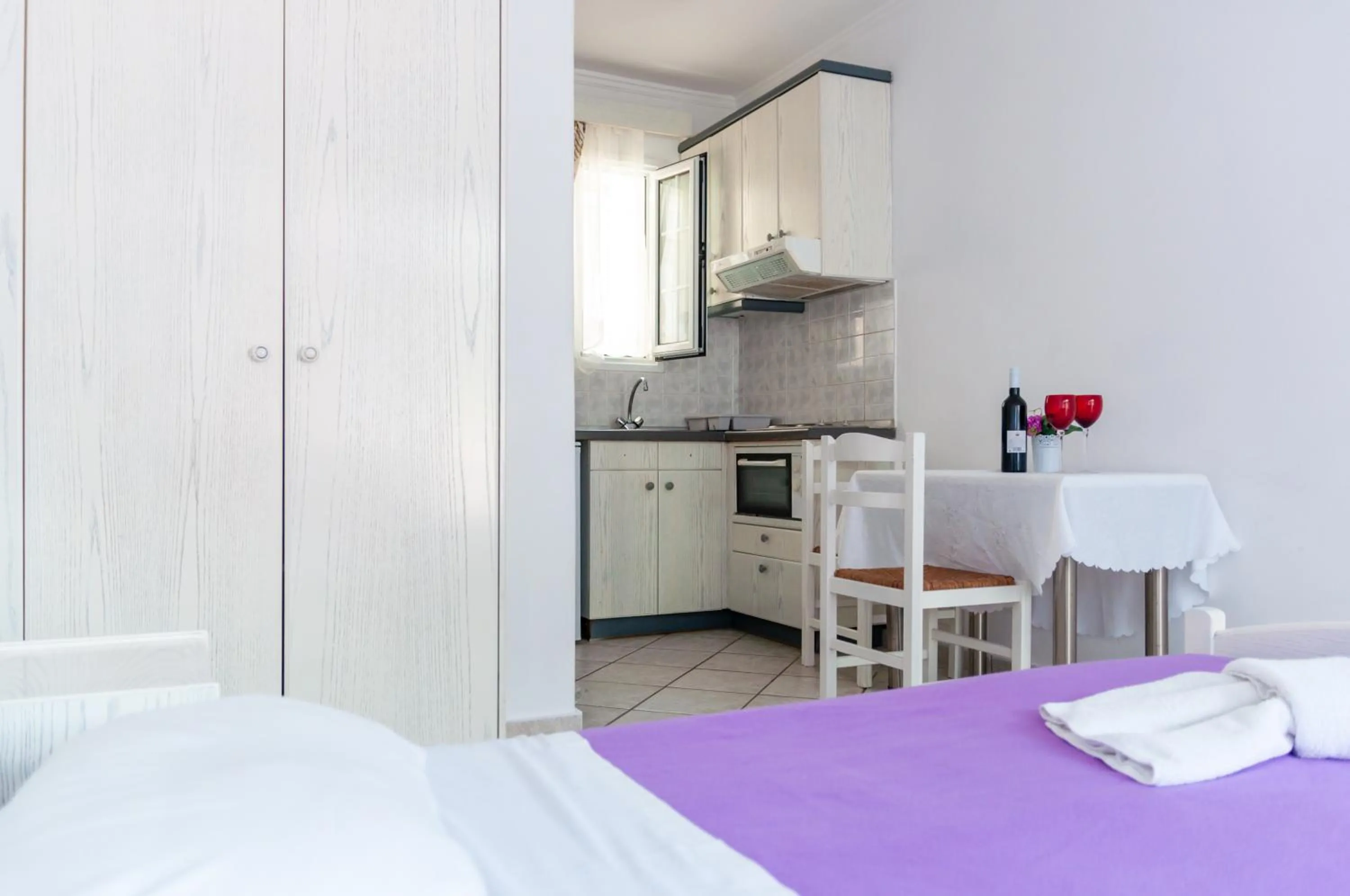 Bed in Apart Hotel Blumarin