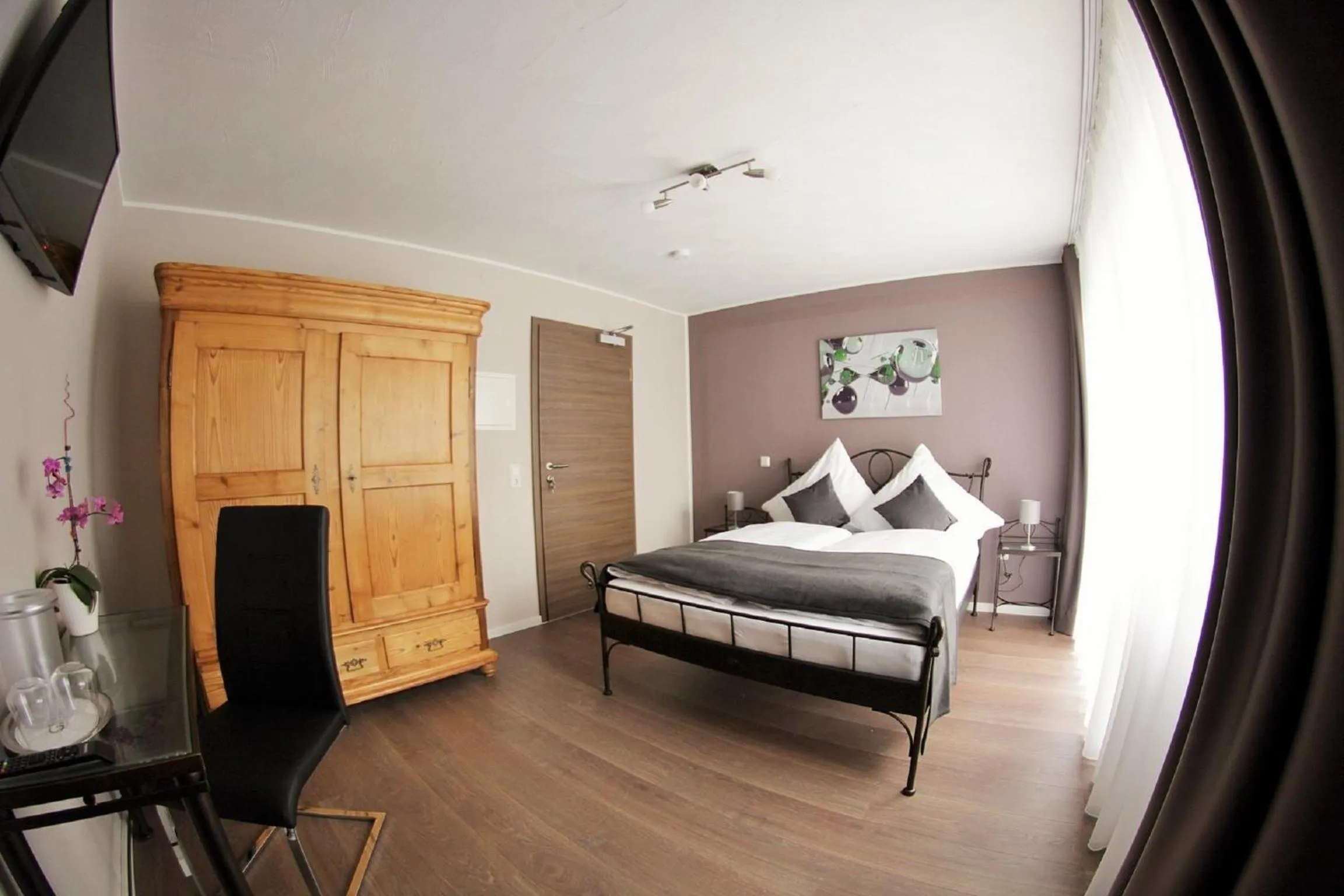 Bedroom, Bed in Apado-Hotel garni