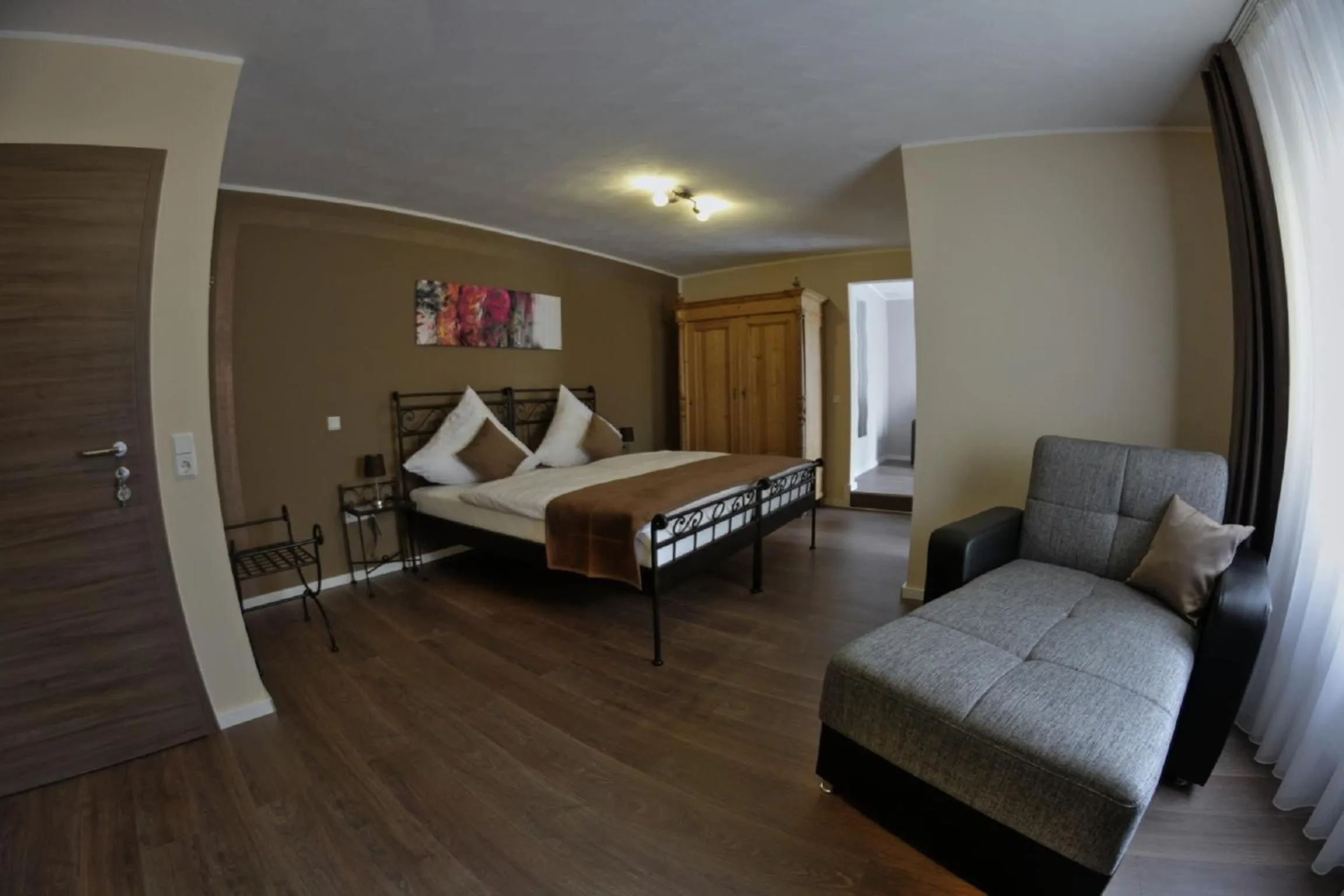 Bedroom, Bed in Apado-Hotel garni