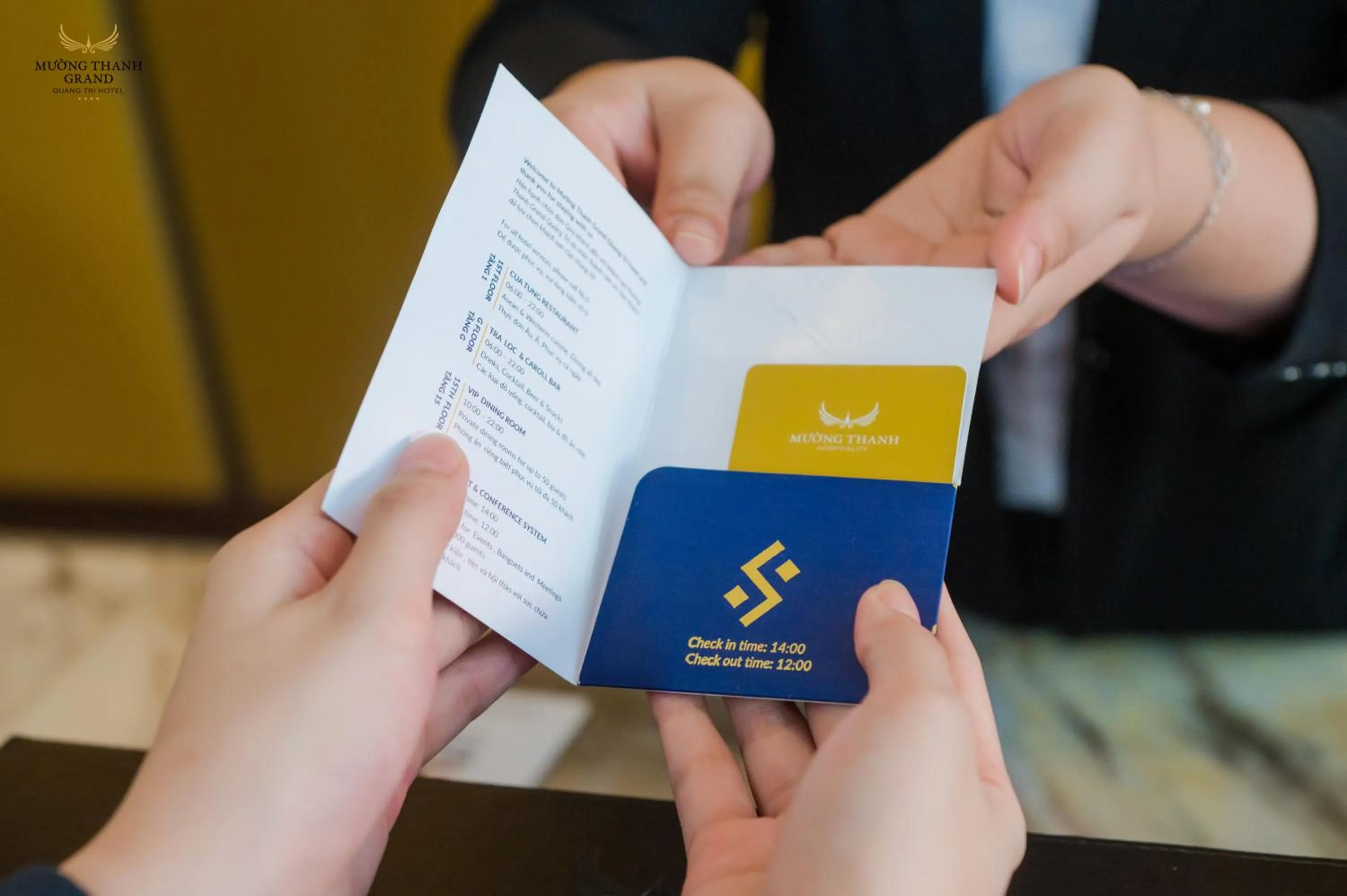 Lobby or reception in Muong Thanh Grand Quang Tri Hotel