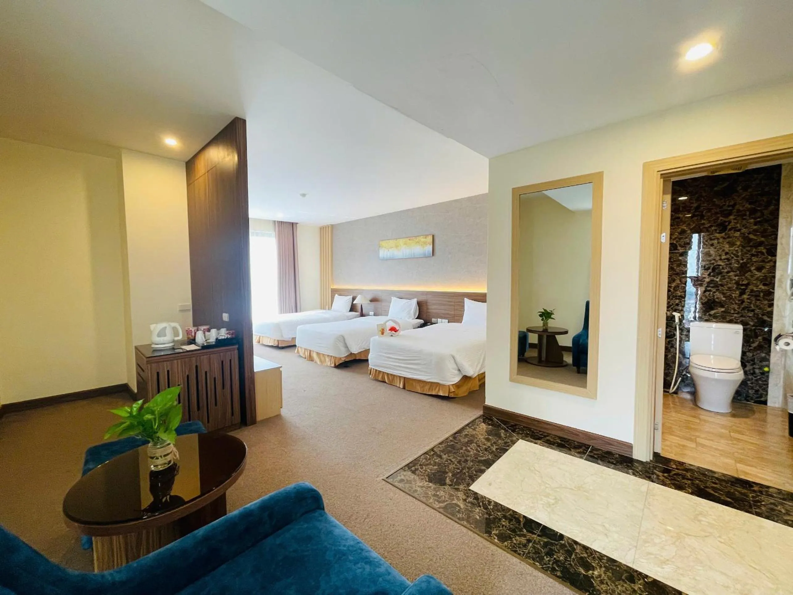 Photo of the whole room, Bed in Muong Thanh Grand Quang Tri Hotel