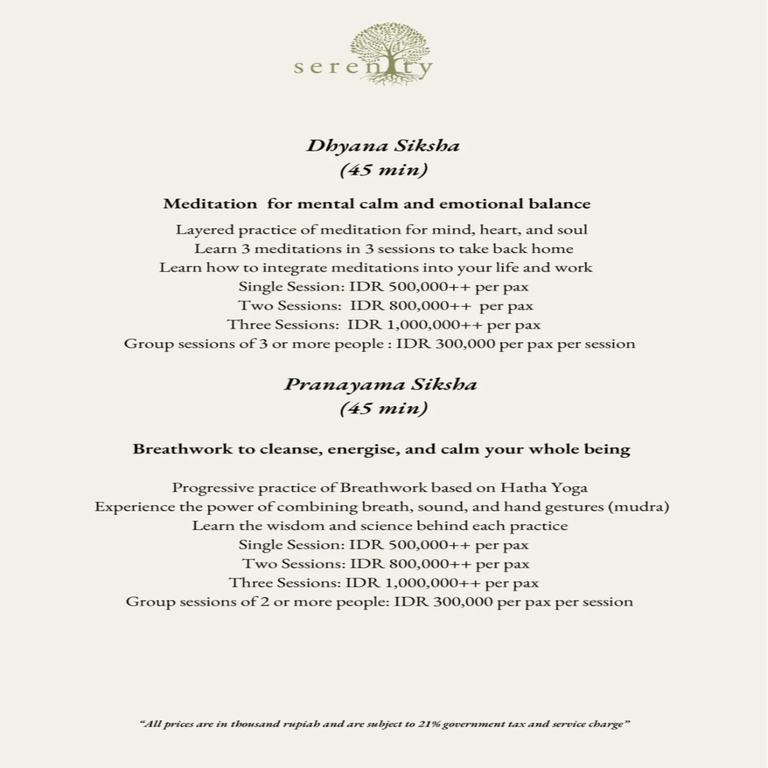 Spa and wellness centre/facilities in BeingSattvaa Luxury Ubud